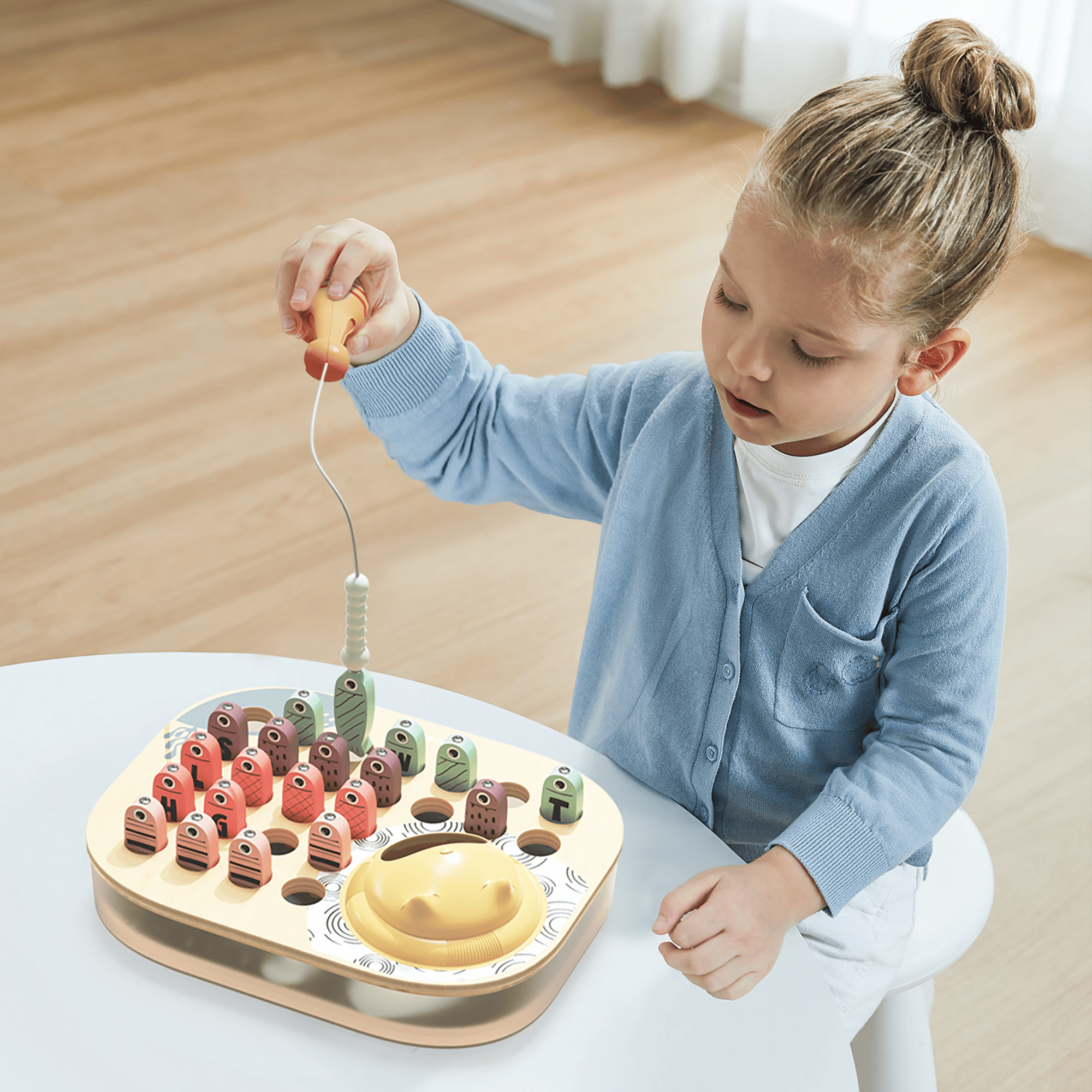 Holzspielzeug, TOPBRIGHT, Mehrfarbig – Besonderheit: liebenswerter Spieleklassiker