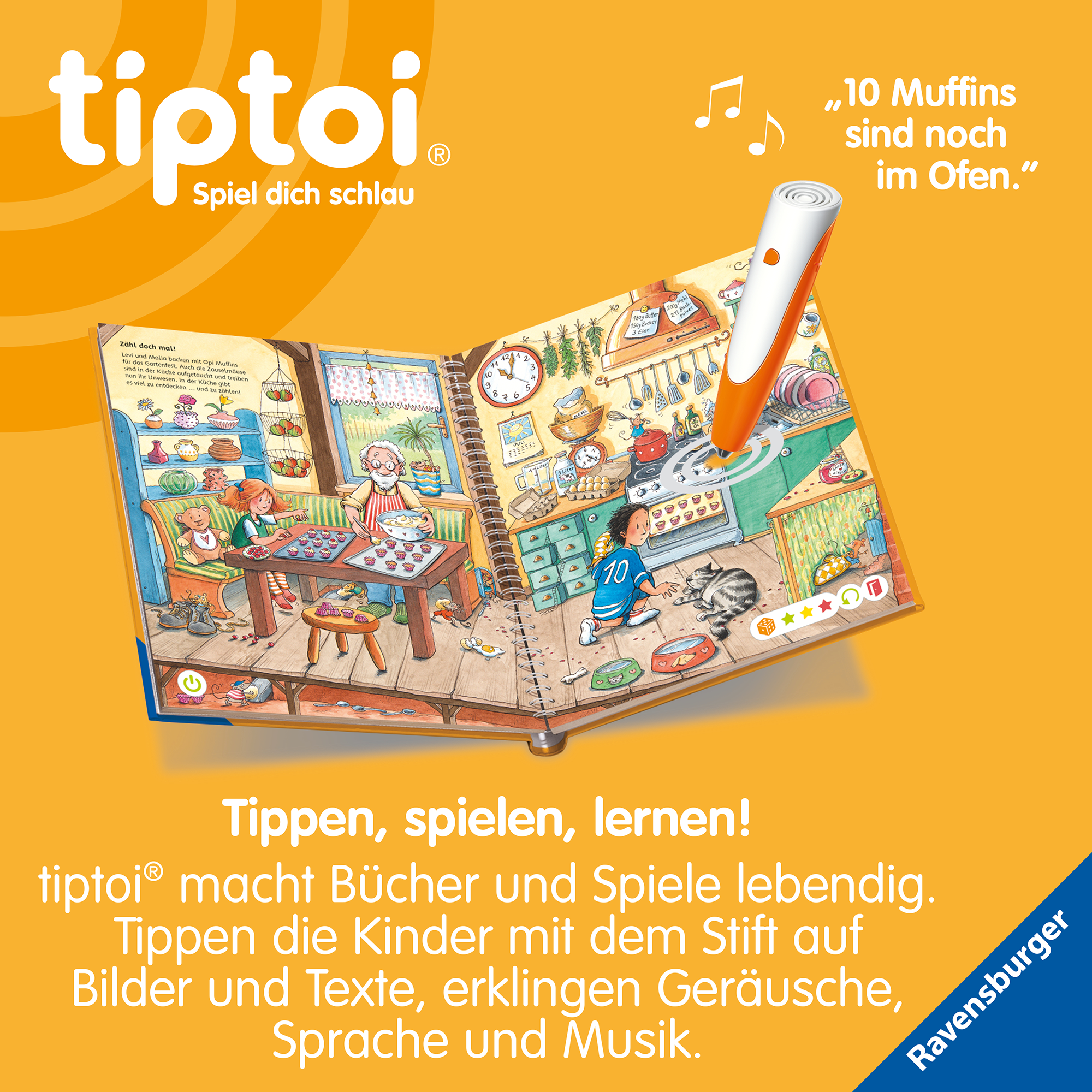 Kinderbücher, Tiptoi, Mehrfarbig – Produktansicht
