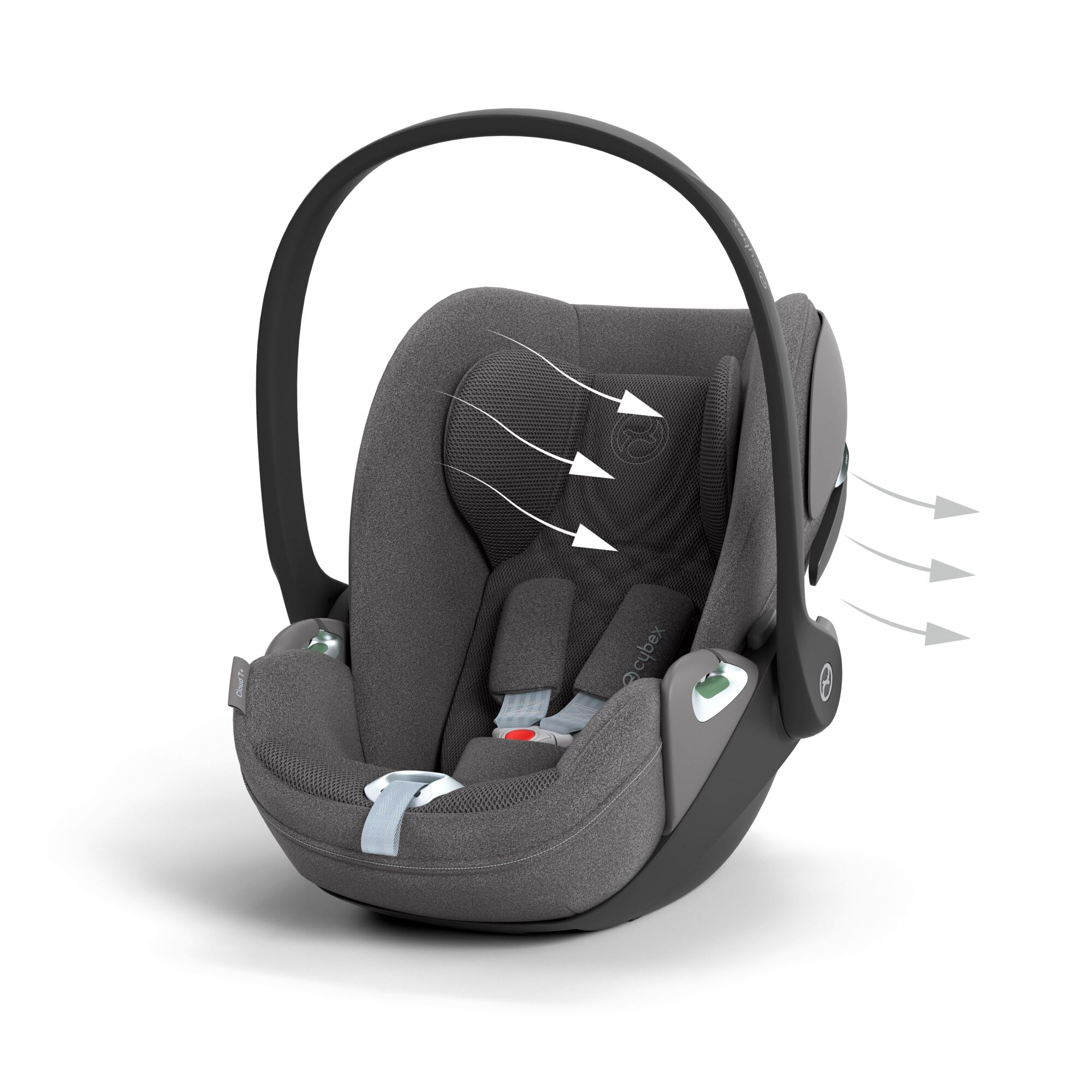 Babyschalen 0-13 kg, Gruppe 0+, cybex PLATINUM, Grau – Produktansicht