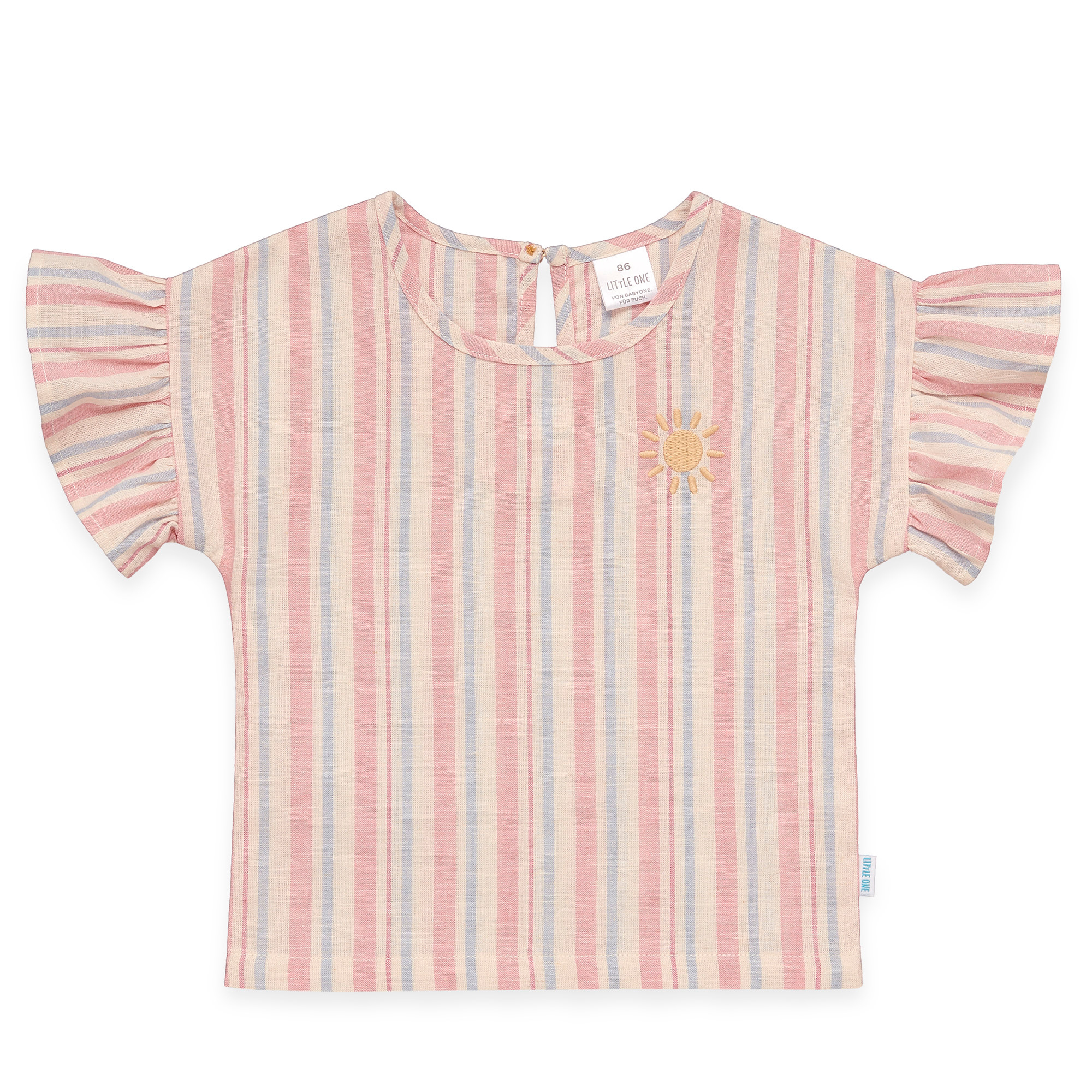 Kurzarmshirts, LITTLE ONE, Beige – Produktansicht