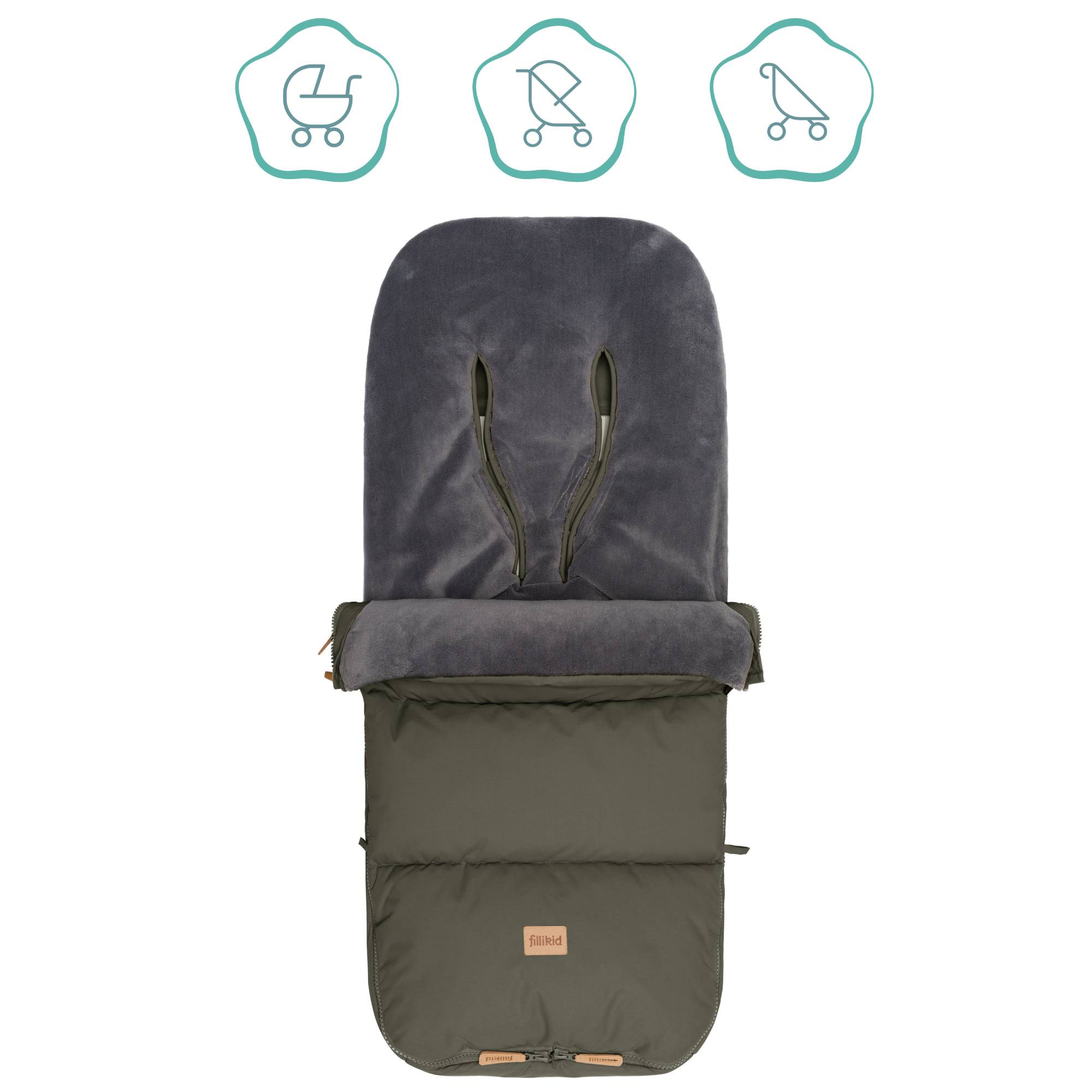 Fußsäcke & Decken, LITTLE ONE, Grün – Produktansicht