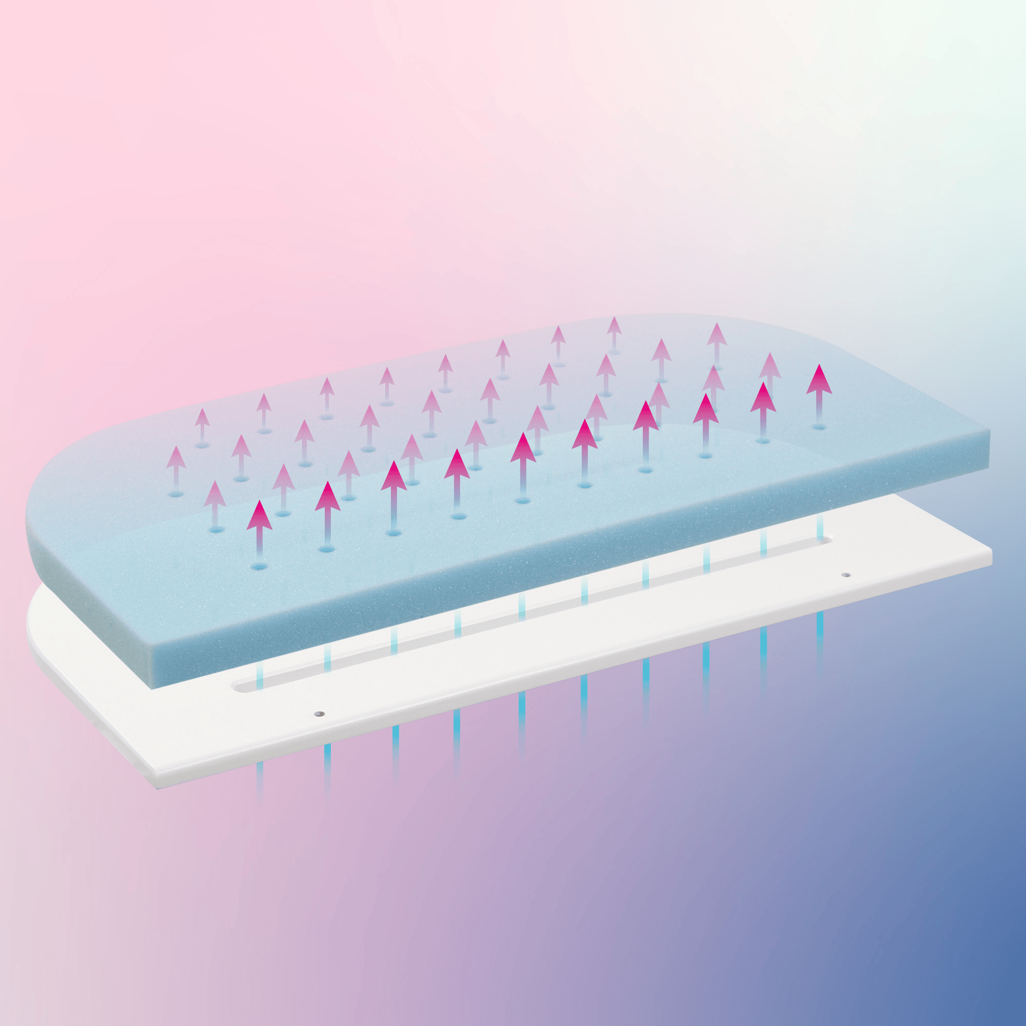 Matratzen, babybay, Mehrfarbig – Produktansicht