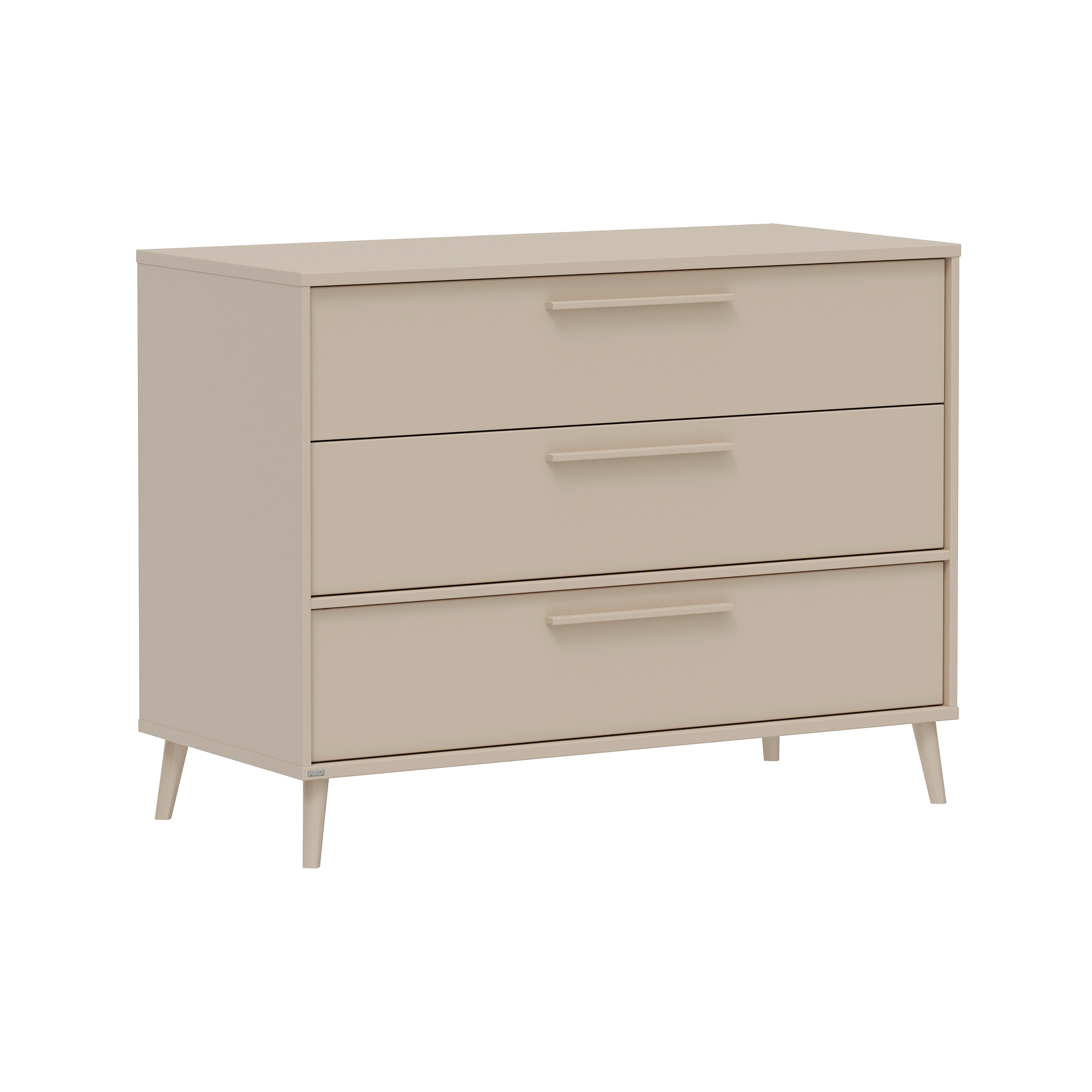 Wickelkommoden, PAIDI, Beige – Besonderheit: Kommode mit drei Schubkästen