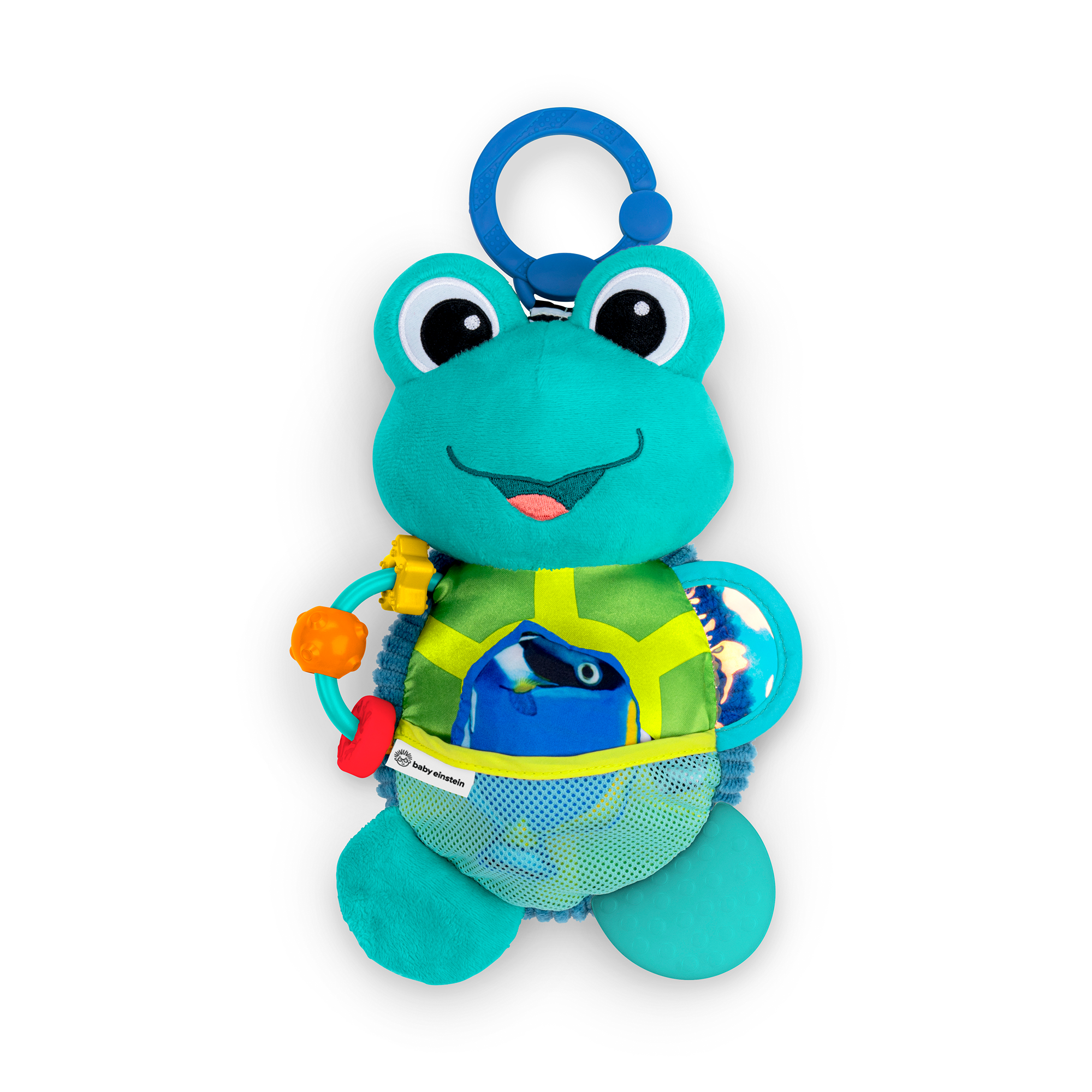 Knisterspielzeug & Knistertücher, baby einstein, Blau – Besonderheit: kuschelweiches Plüschspielzeug