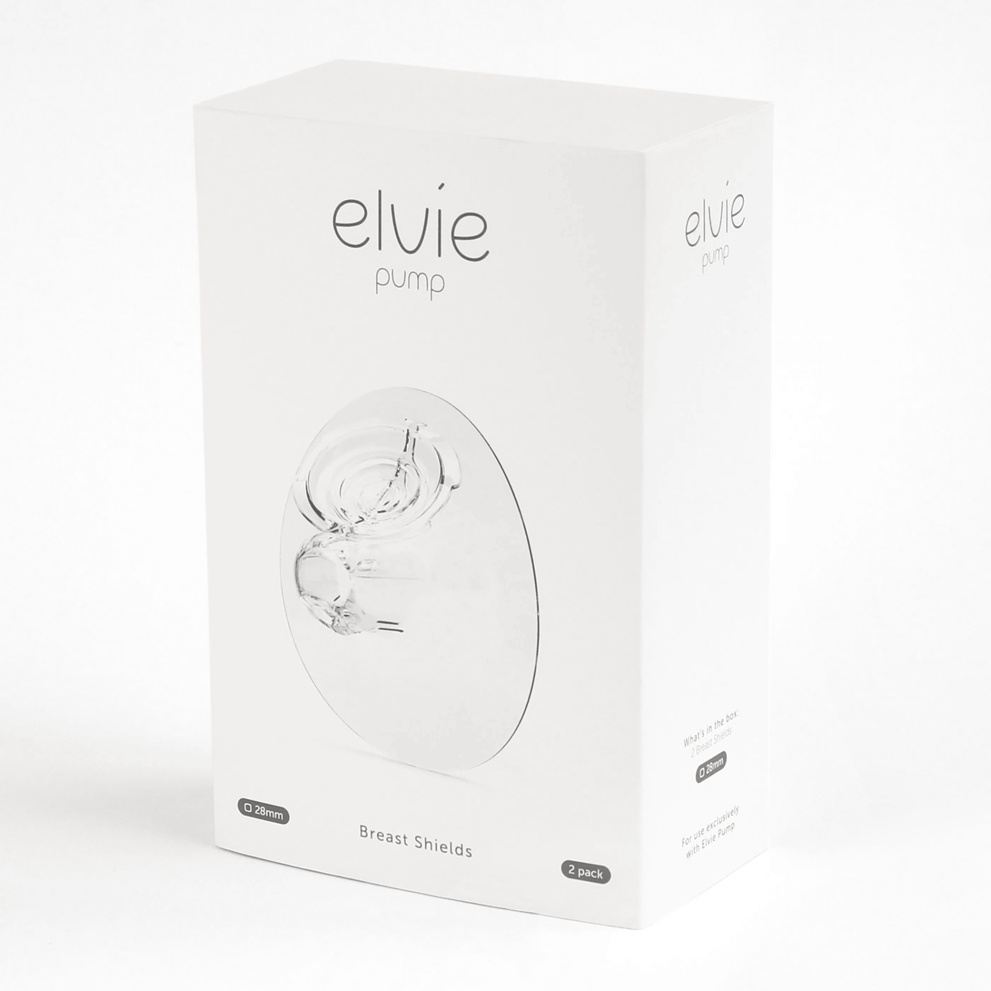 Milchpumpen, elvie, Transparent – Produktansicht