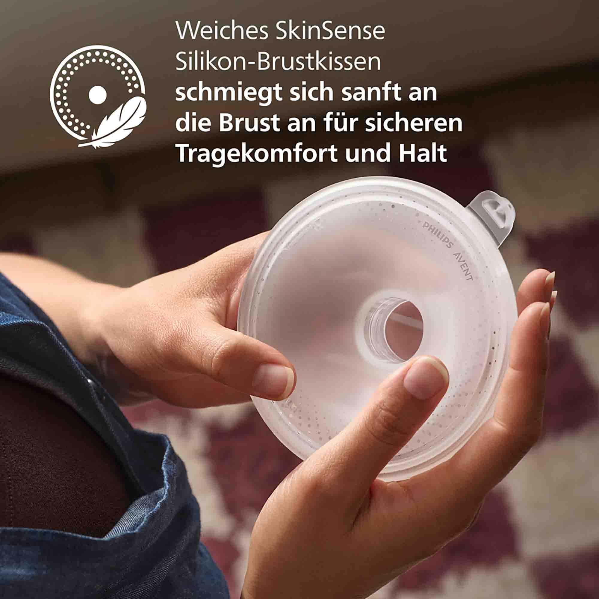 Hands Free Milchpumpen, PHILIPS AVENT, Weiß – Produktansicht