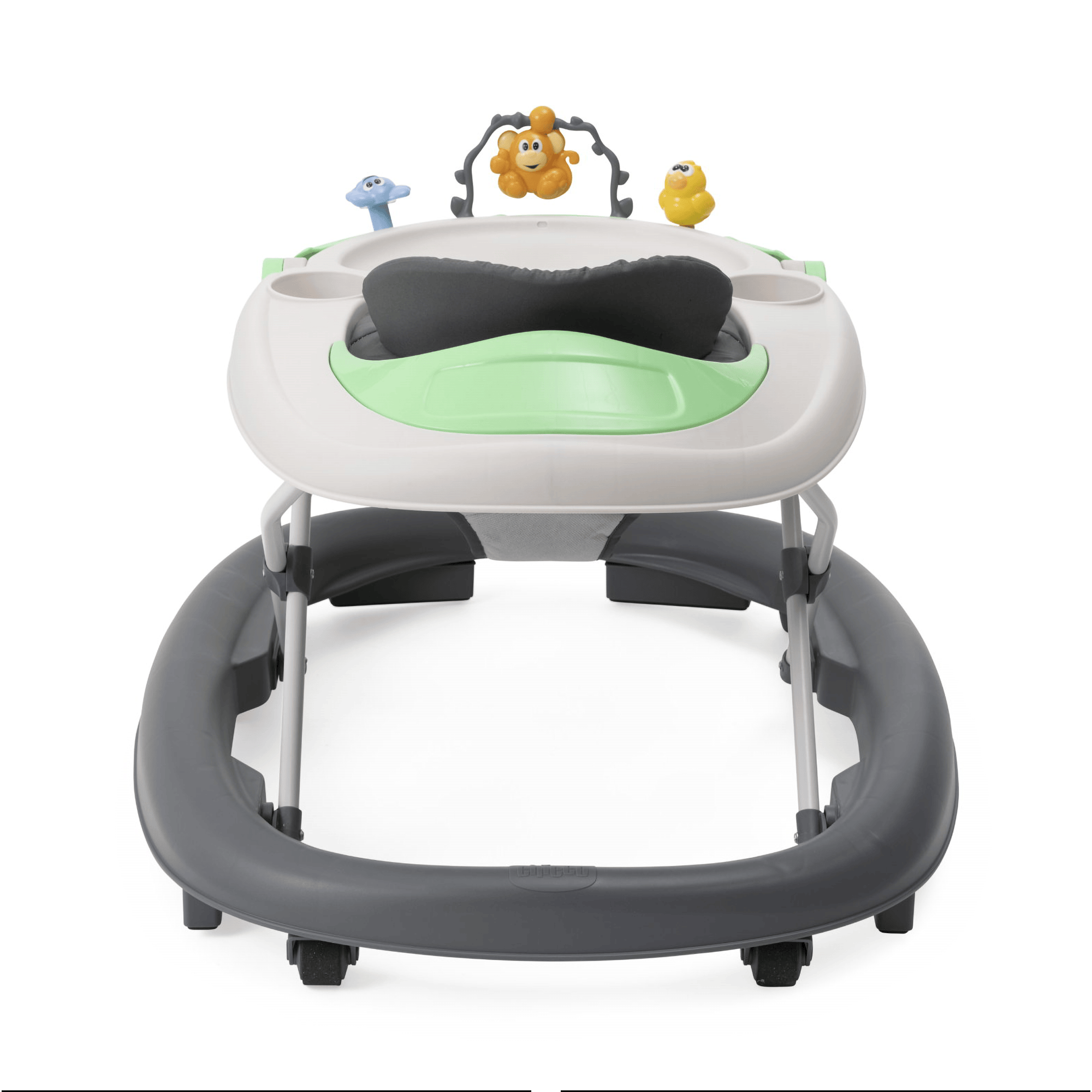 Lauflernwagen, chicco, Grau – Besonderheit: 3-dimensionaler Spielbogen