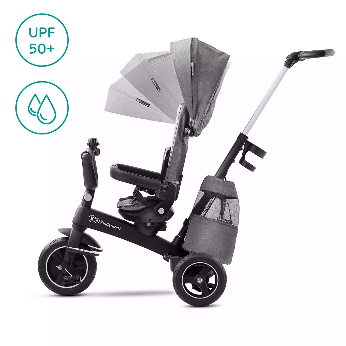 Dreiräder, Kinderkraft, Grau – Produktansicht