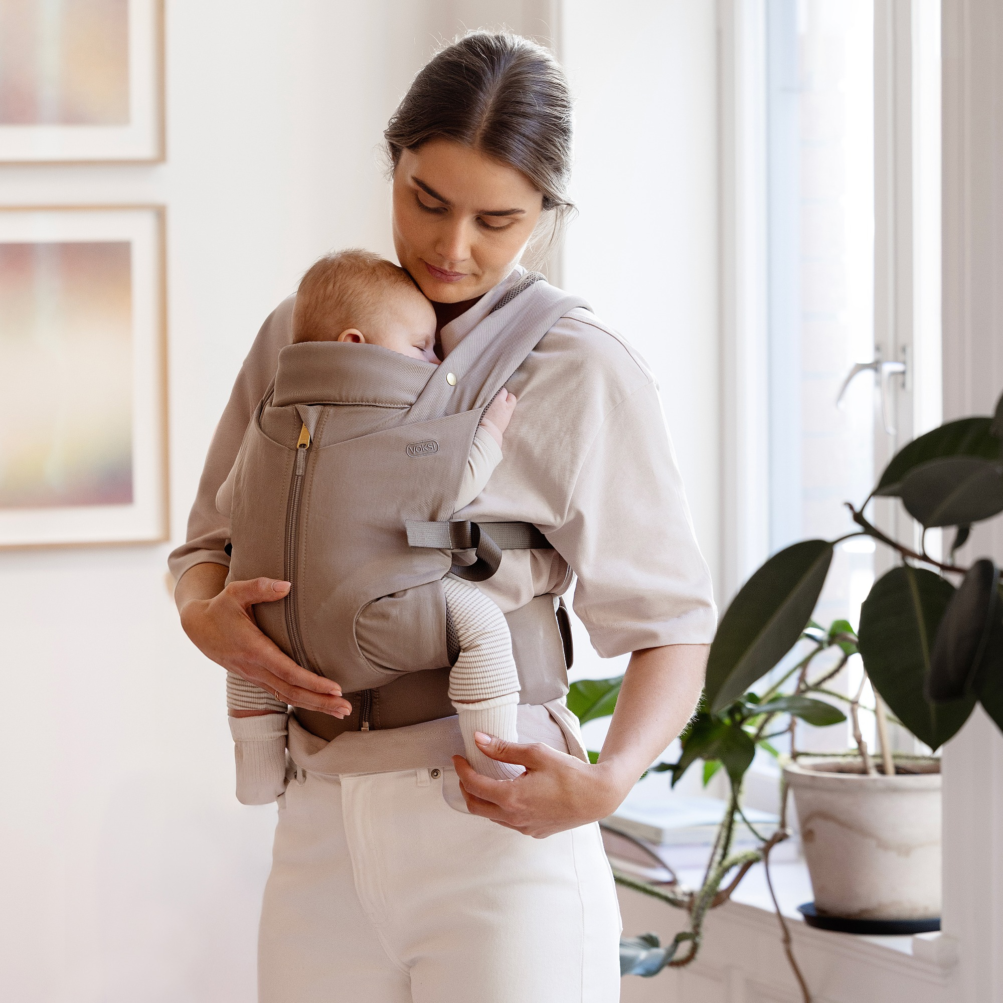 Babytragen, VOKSI, Beige – Produktansicht