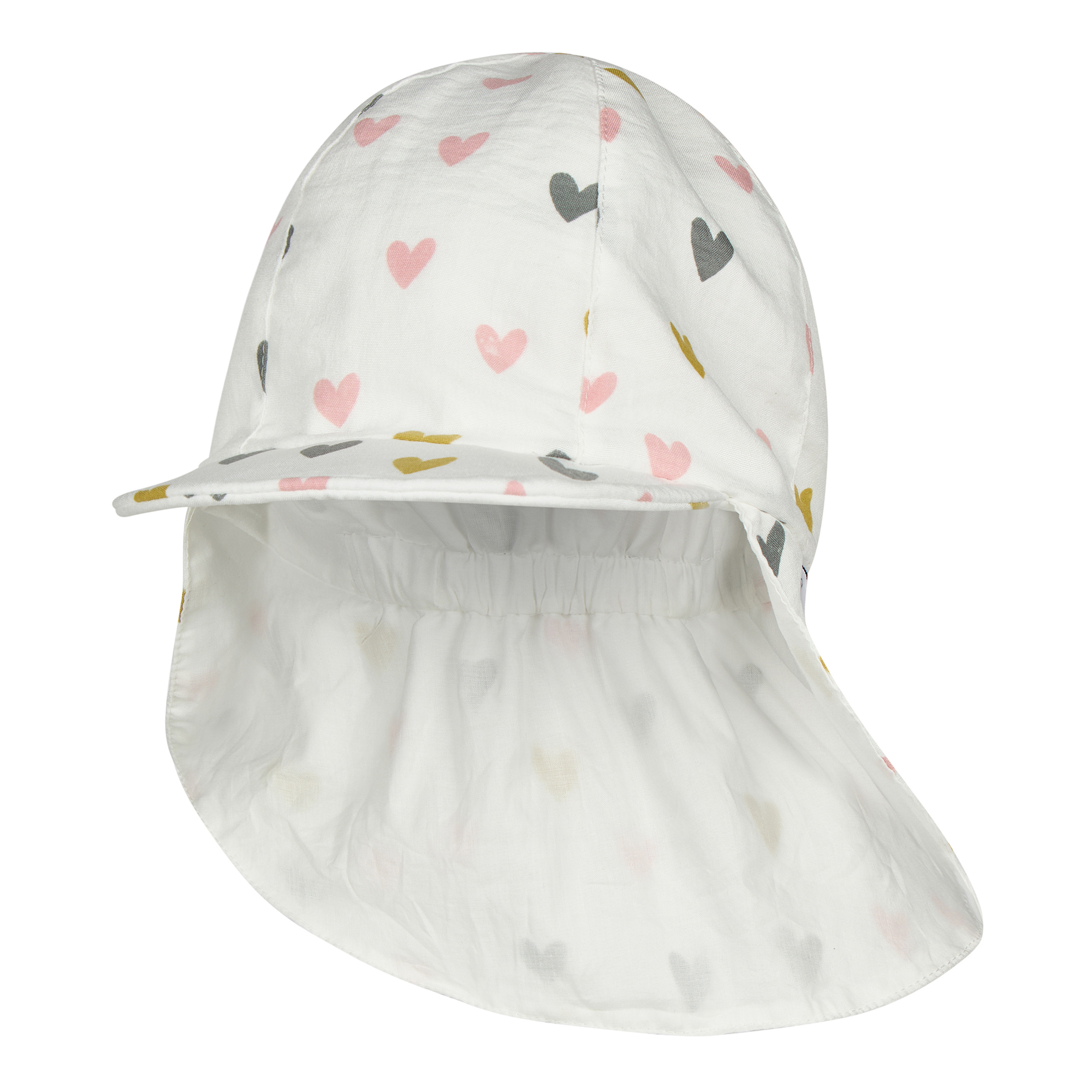 Schirmmützen, Sterntaler, Weiß – Besonderheit: Futter aus Baumwolle