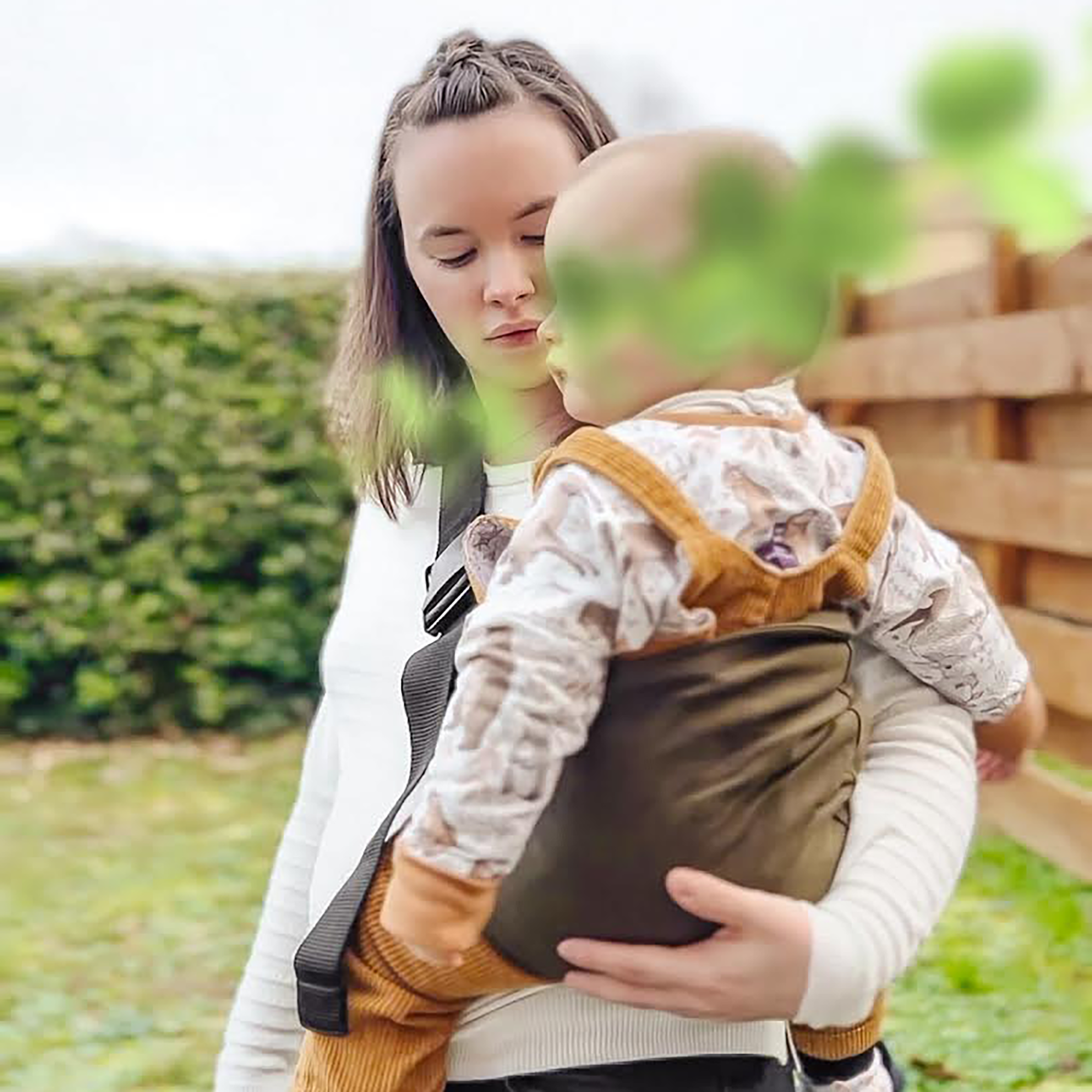 Babytragen, WILDRIDE, Grün – Produktansicht