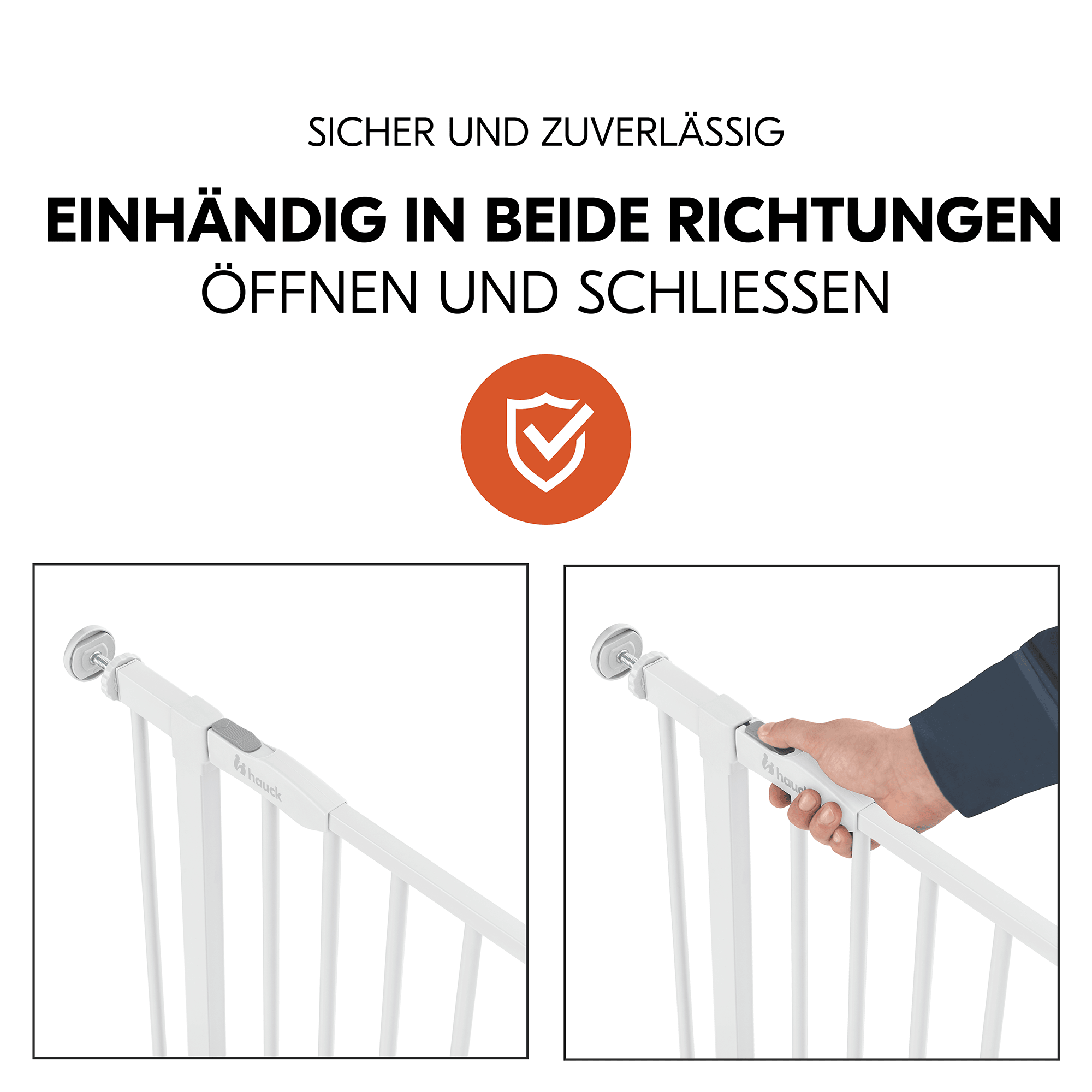Tür- & Treppenschutzgitter, hauck, Weiß – Produktansicht