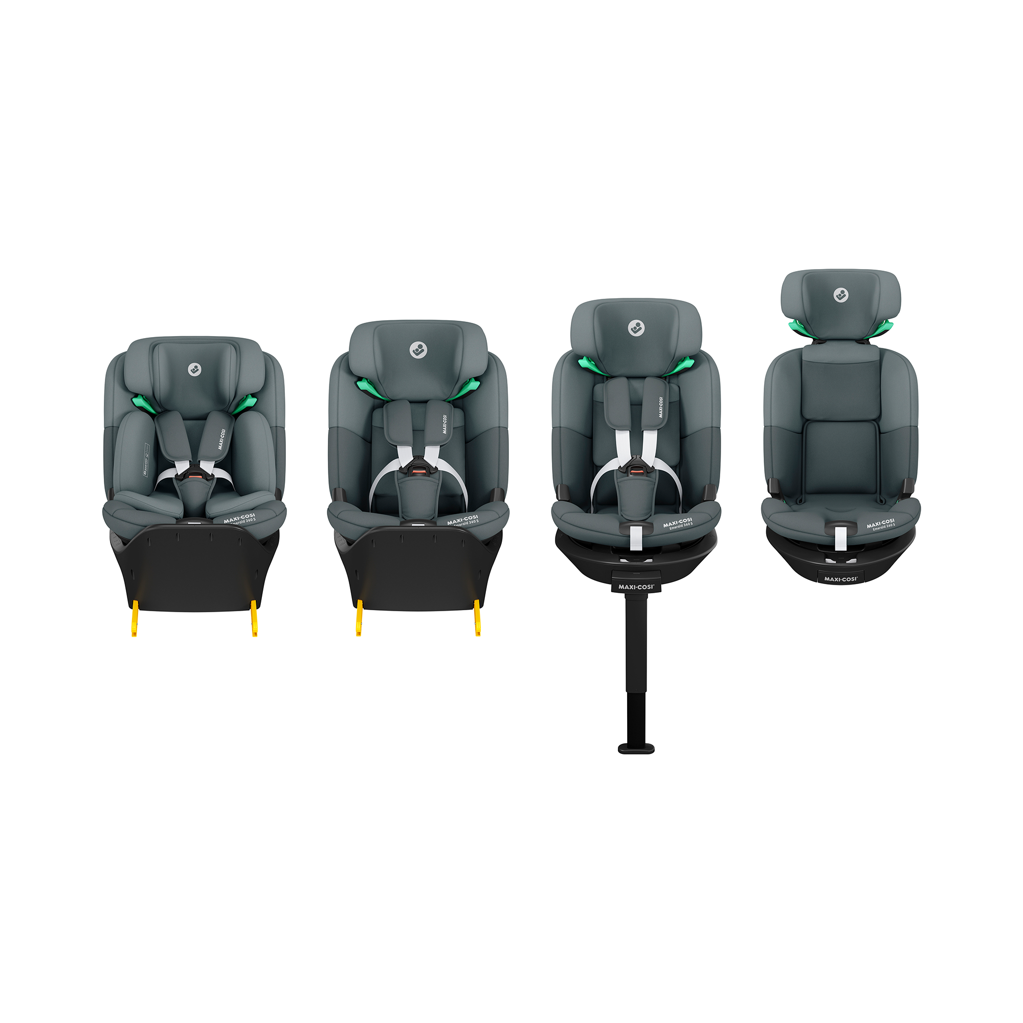 Kindersitze 9-36 kg, Gruppe 1/2/3, MAXI-COSI, Grau – Produktansicht