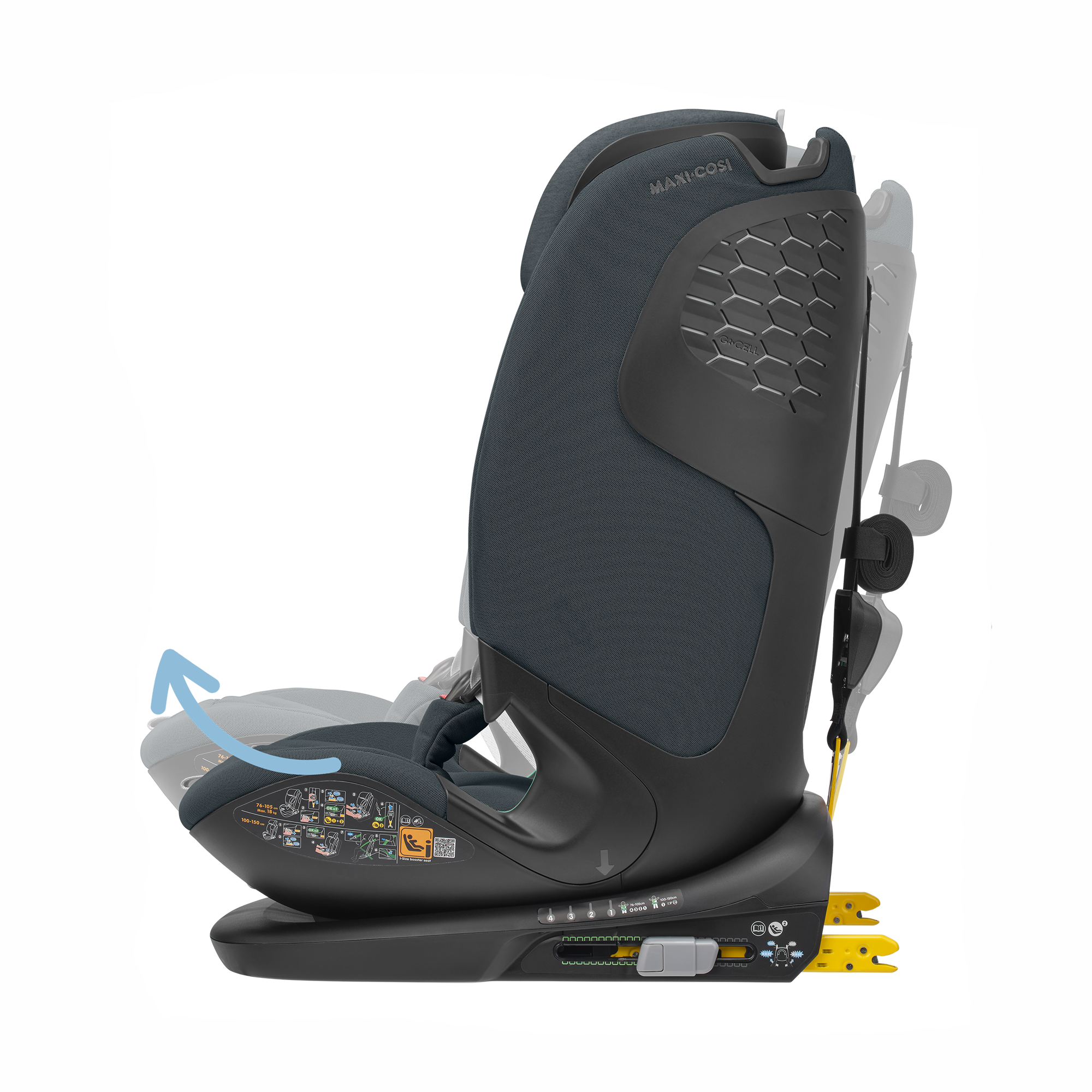 Kindersitze 9-36 kg, Gruppe 1/2/3, MAXI-COSI, Grau – Produktansicht