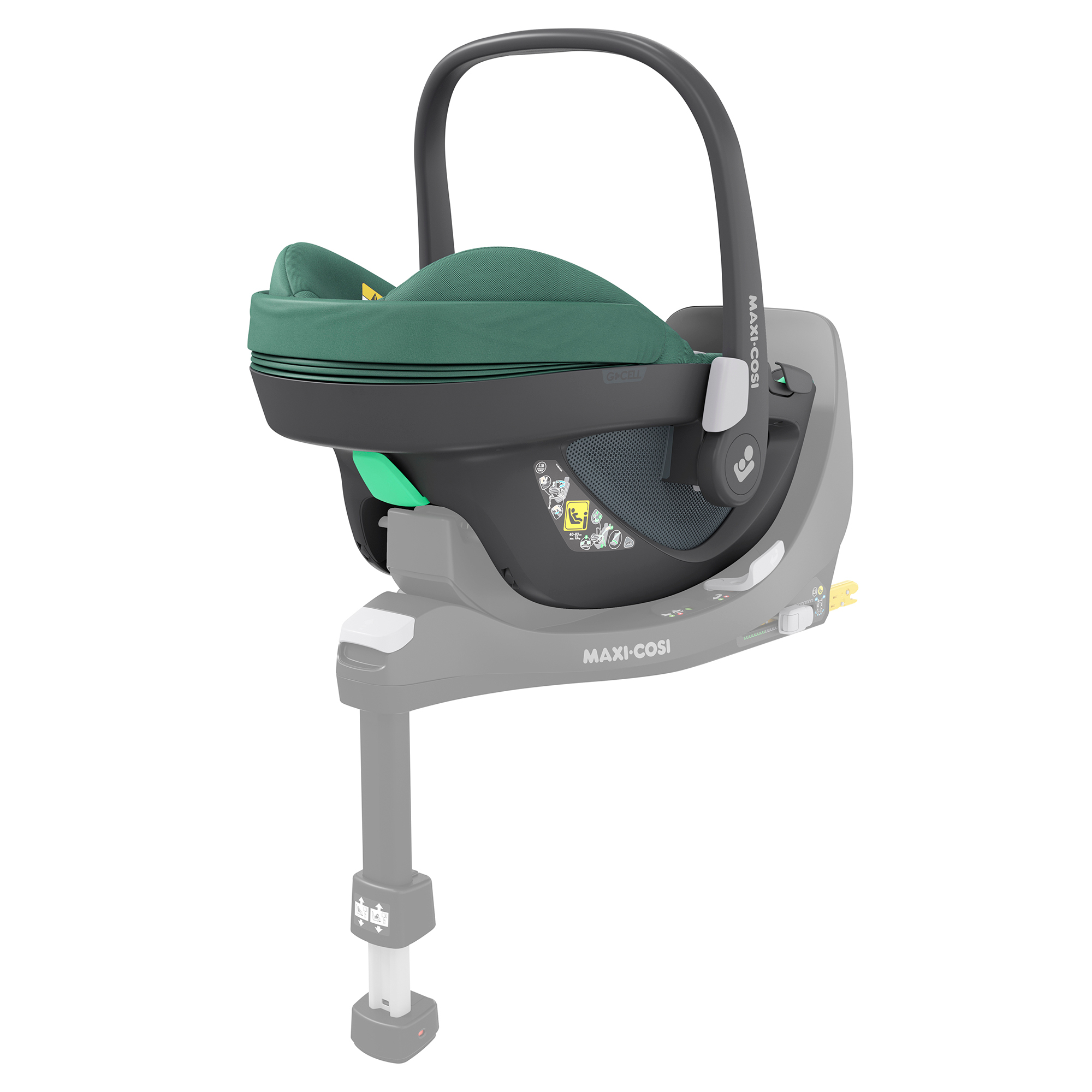 Babyschalen 0-13 kg, Gruppe 0+, MAXI-COSI, Grün – Produktansicht