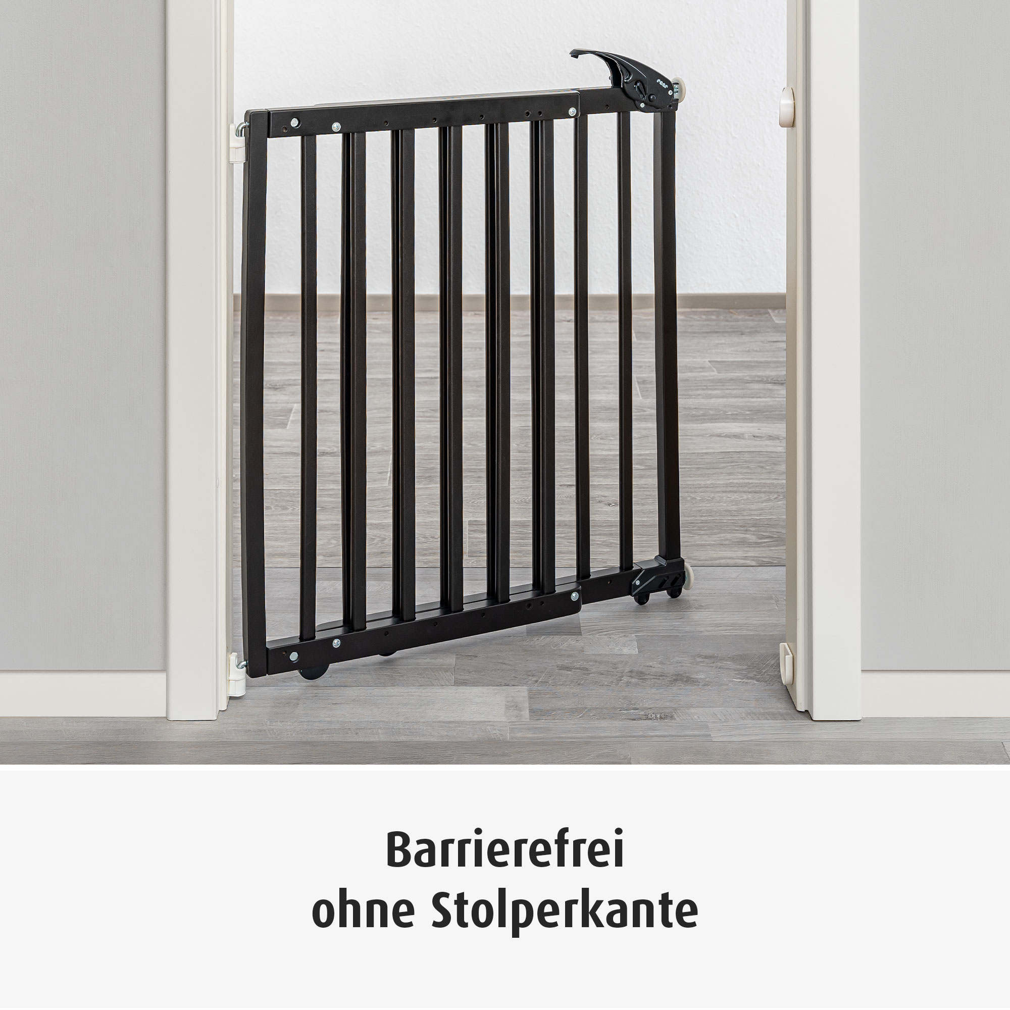 Tür- & Treppenschutzgitter, reer, Schwarz – Produktansicht