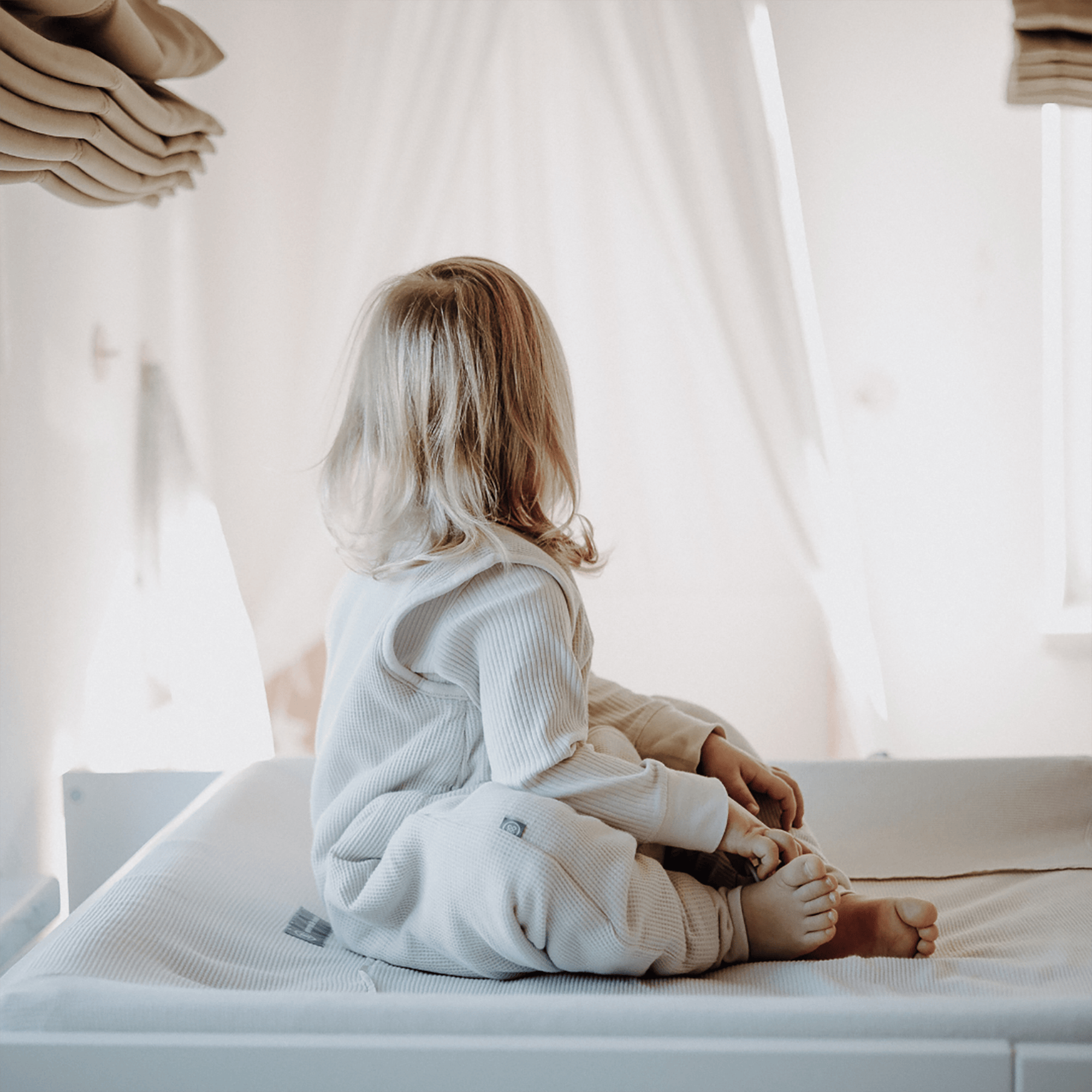 Ganzjahresschlafsäcke, Emma & Noah, Beige – Produktansicht