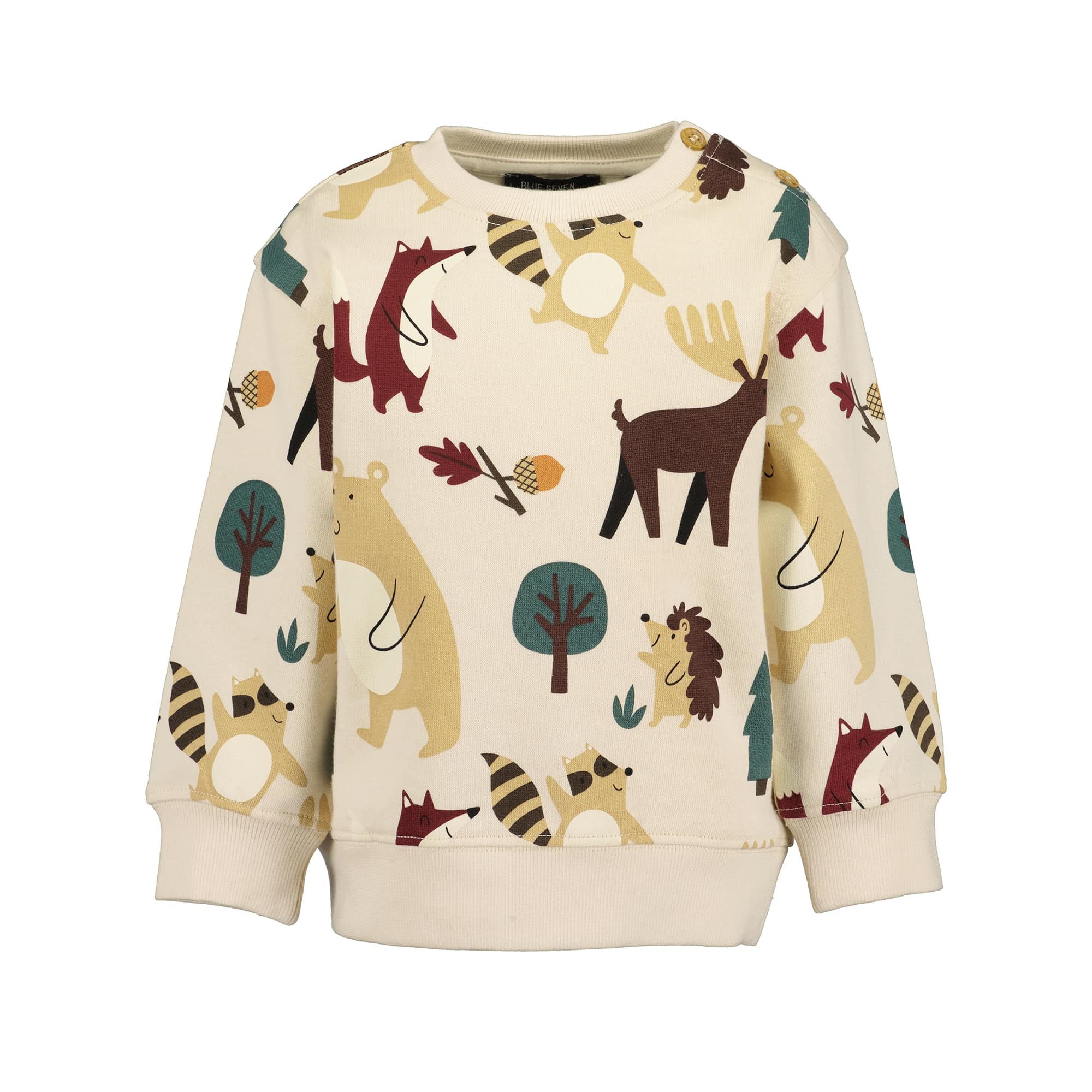 Pullover & Sweatshirts, blue seven, Weiß – Produktansicht