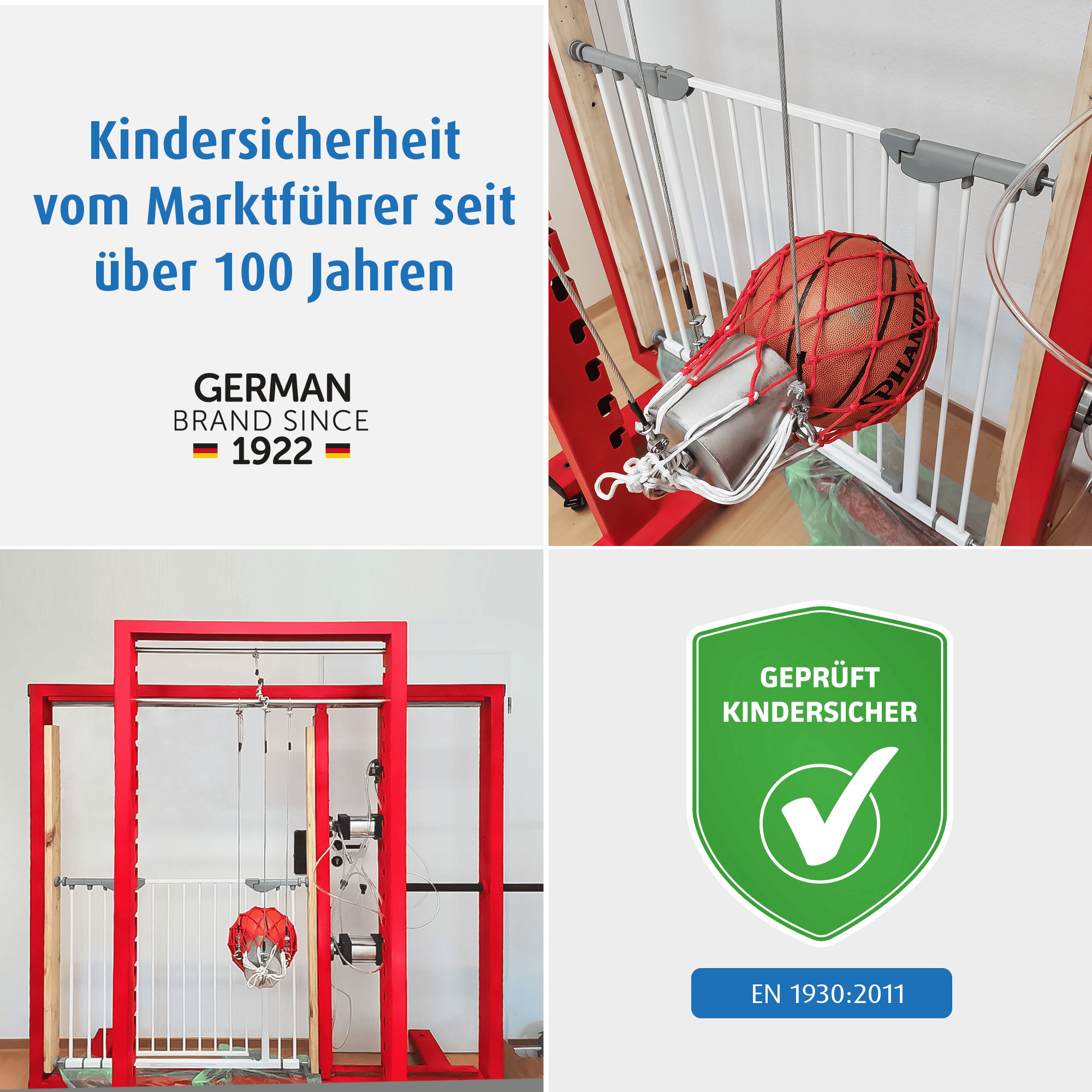 Tür- & Treppenschutzgitter, reer, Schwarz – Produktansicht