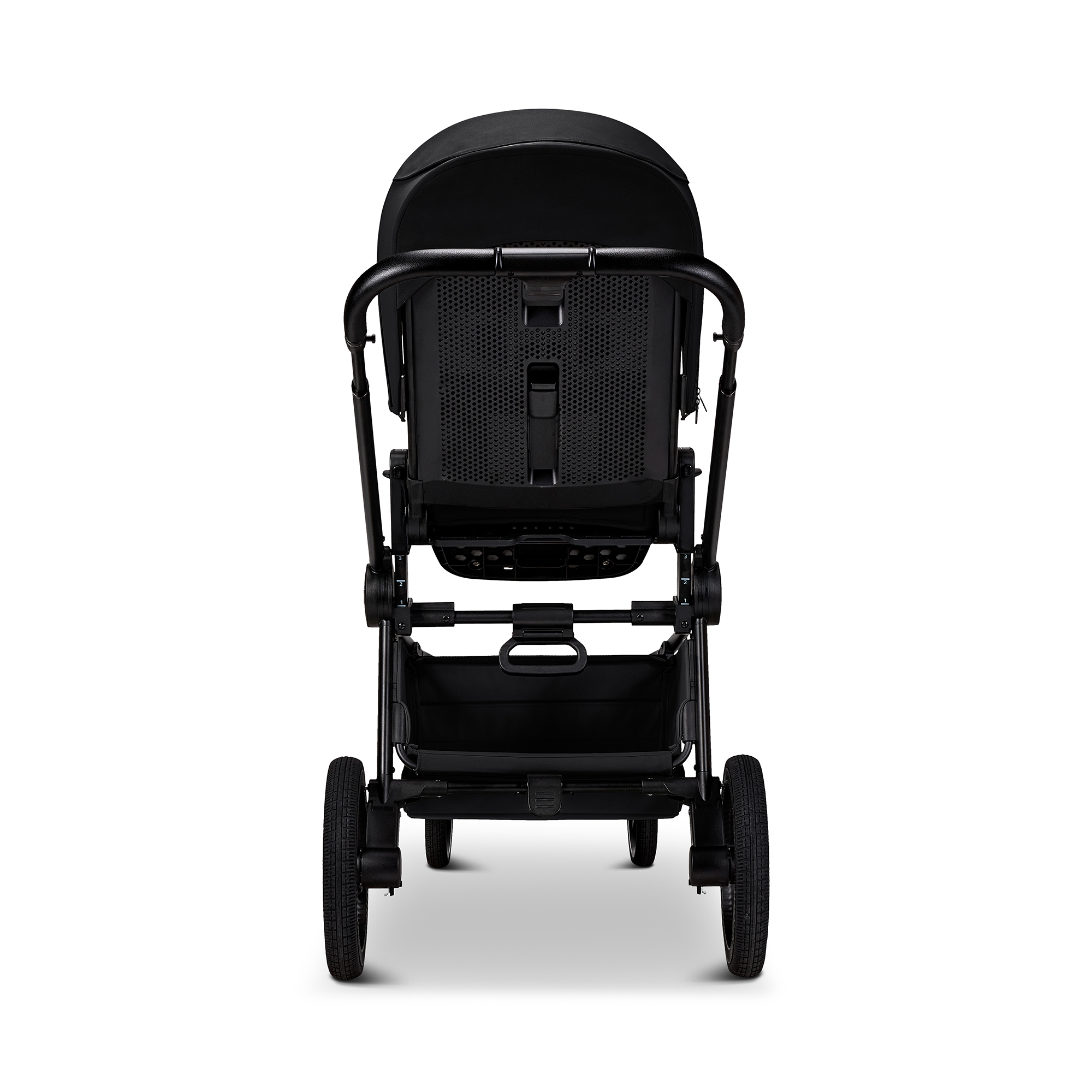 Kombi-Kinderwagen, MOON, Schwarz – Produktansicht