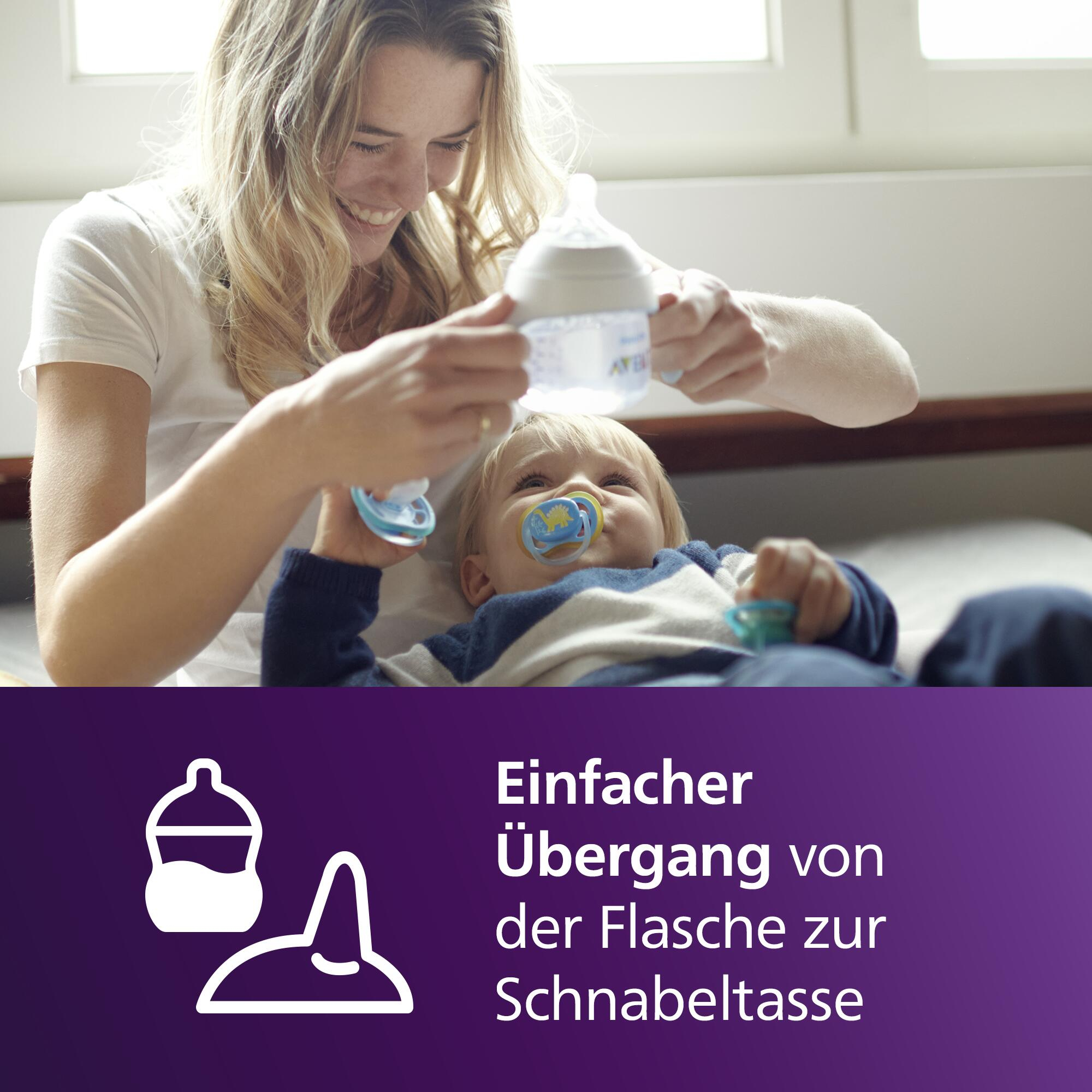 Trinklernbecher & -flaschen, PHILIPS AVENT, Transparent – Produktansicht