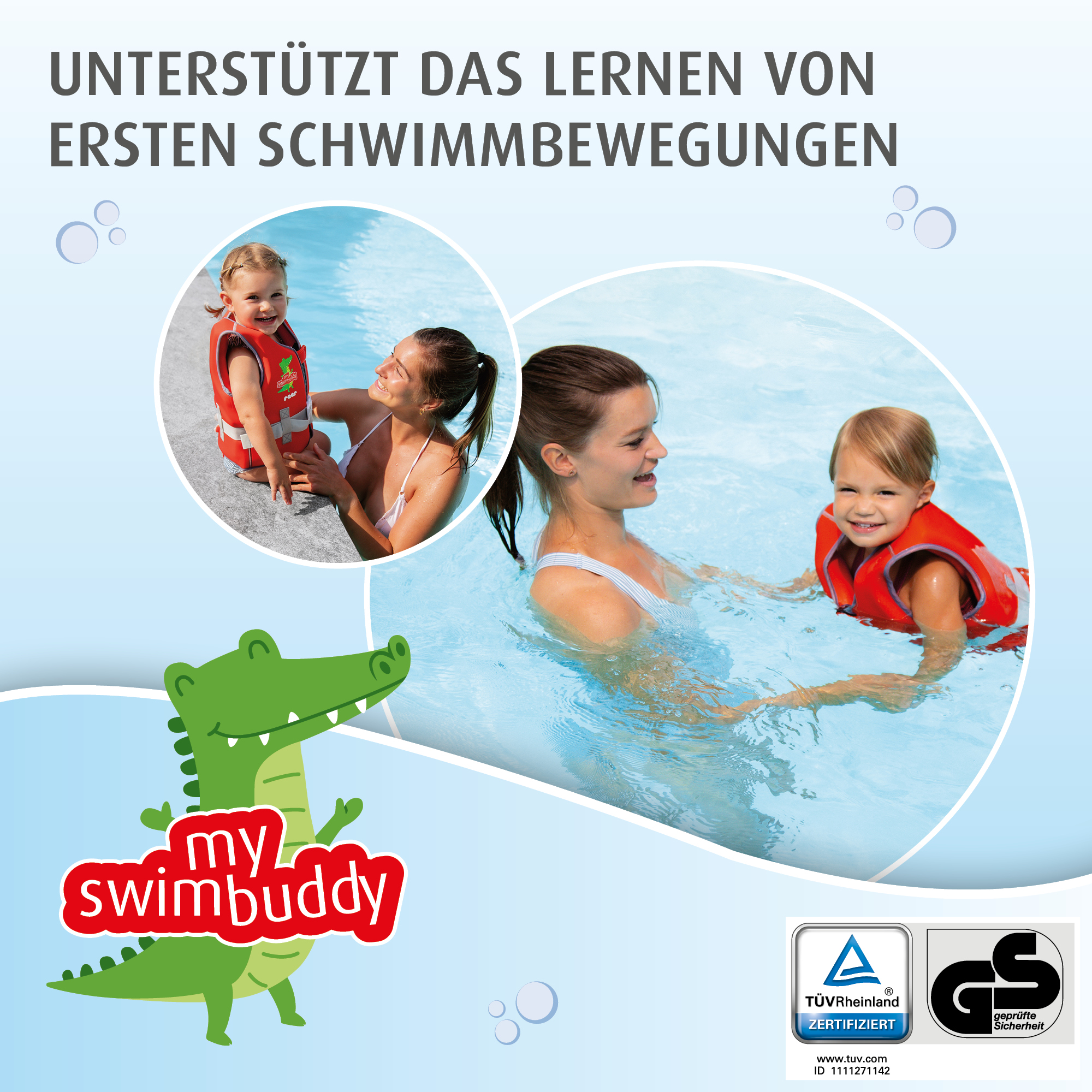 Schwimmflügel & Schwimmhilfen, reer, Rot – Produktansicht