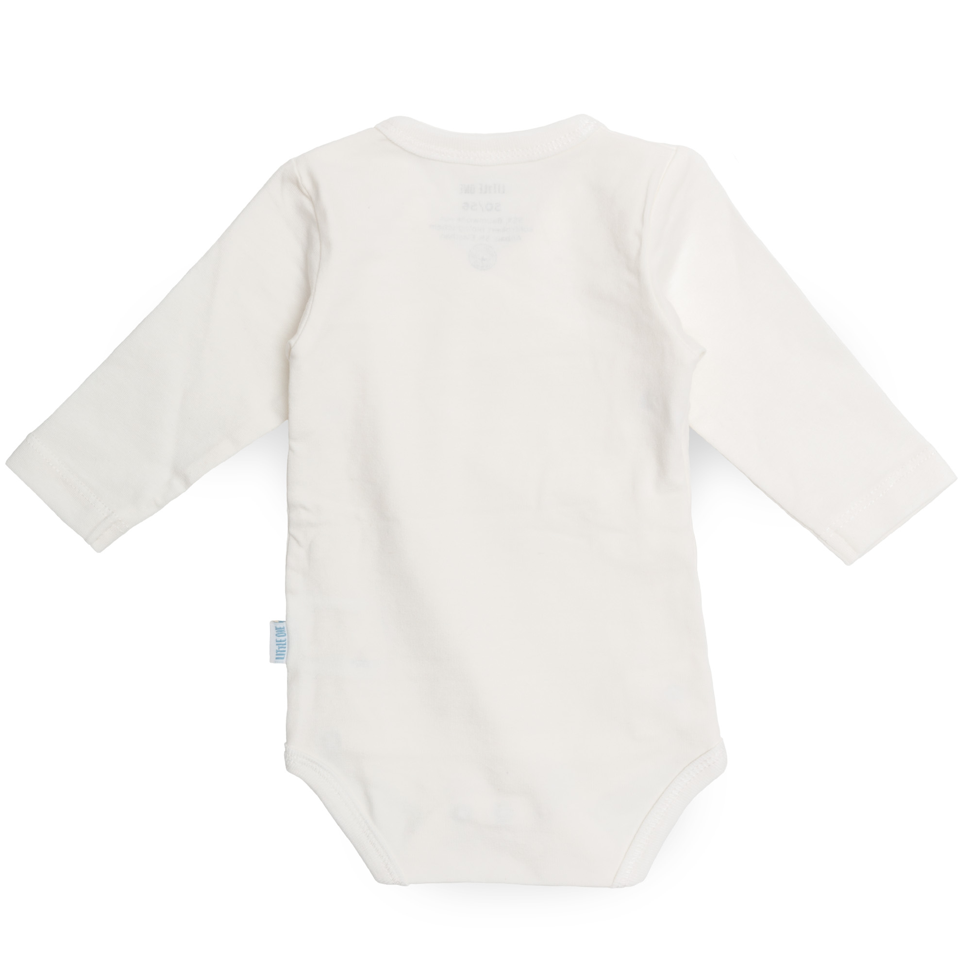 Wickelbodys, LITTLE ONE, Weiß – Besonderheit: hochwertiger Bio-Baumwollmix