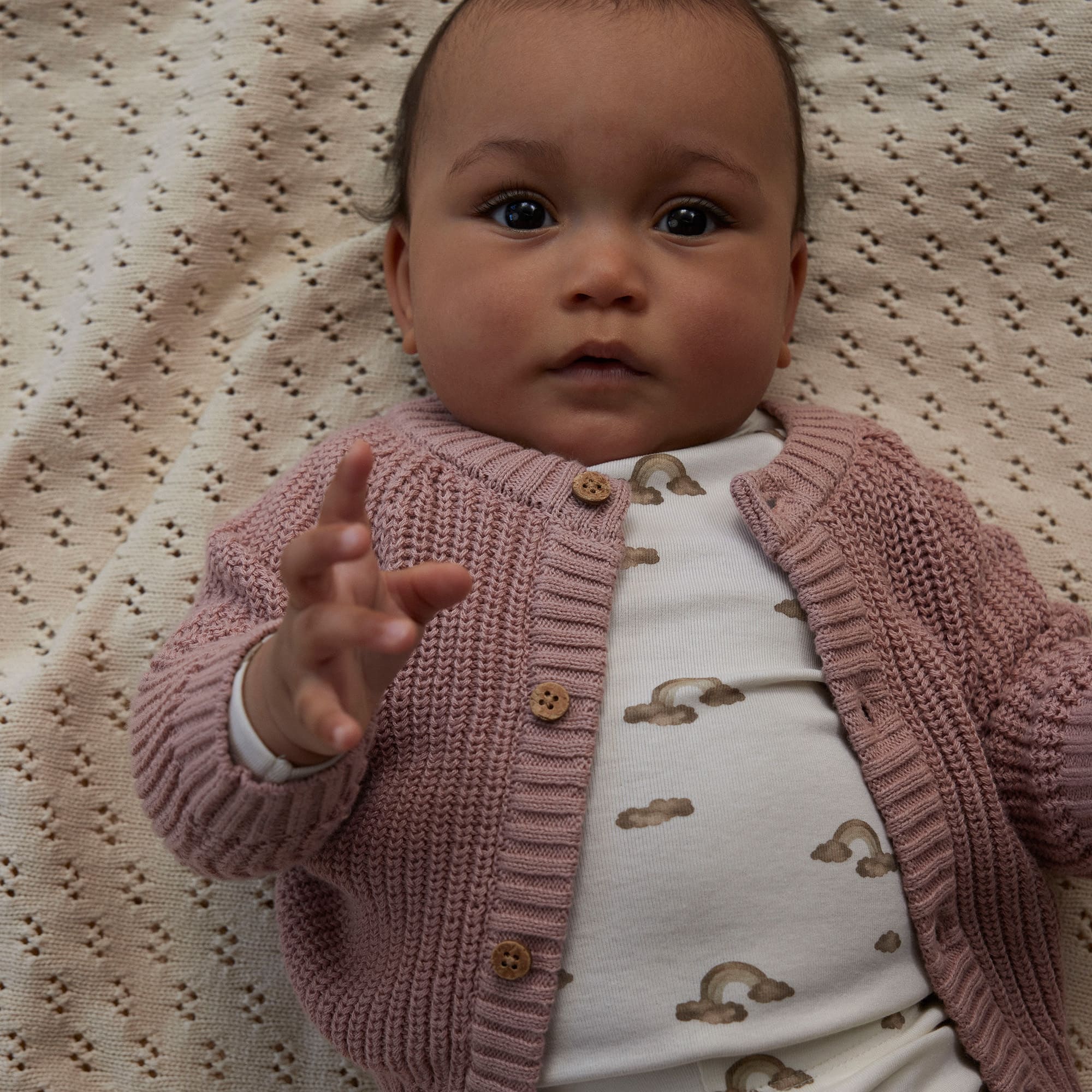 Langarmbodys, Lil' Atelier, Weiß – Produktansicht
