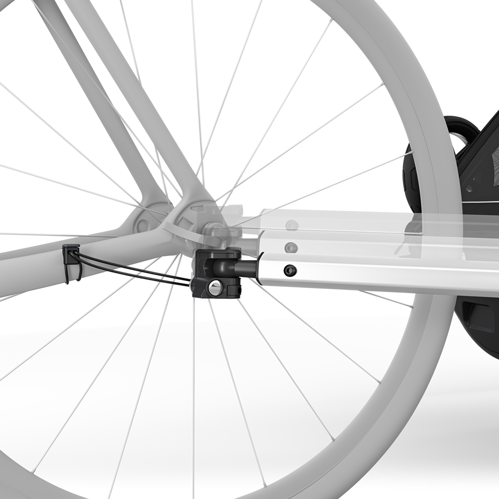 Fahrradanhänger, THULE, Schwarz – Produktansicht