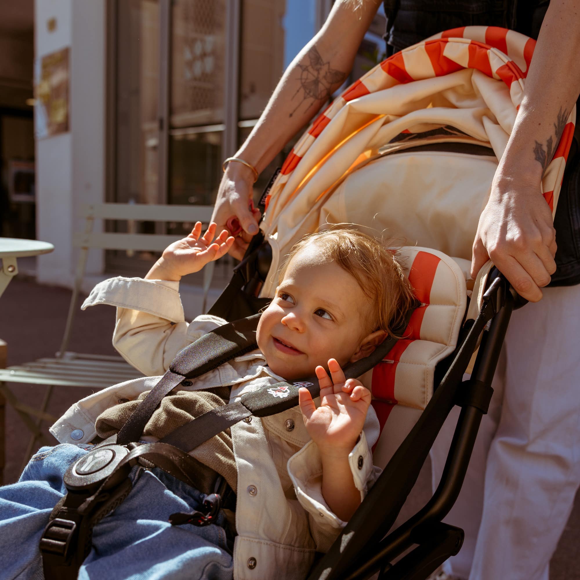 Sportsitze, STOKKE, Orange – Produktansicht