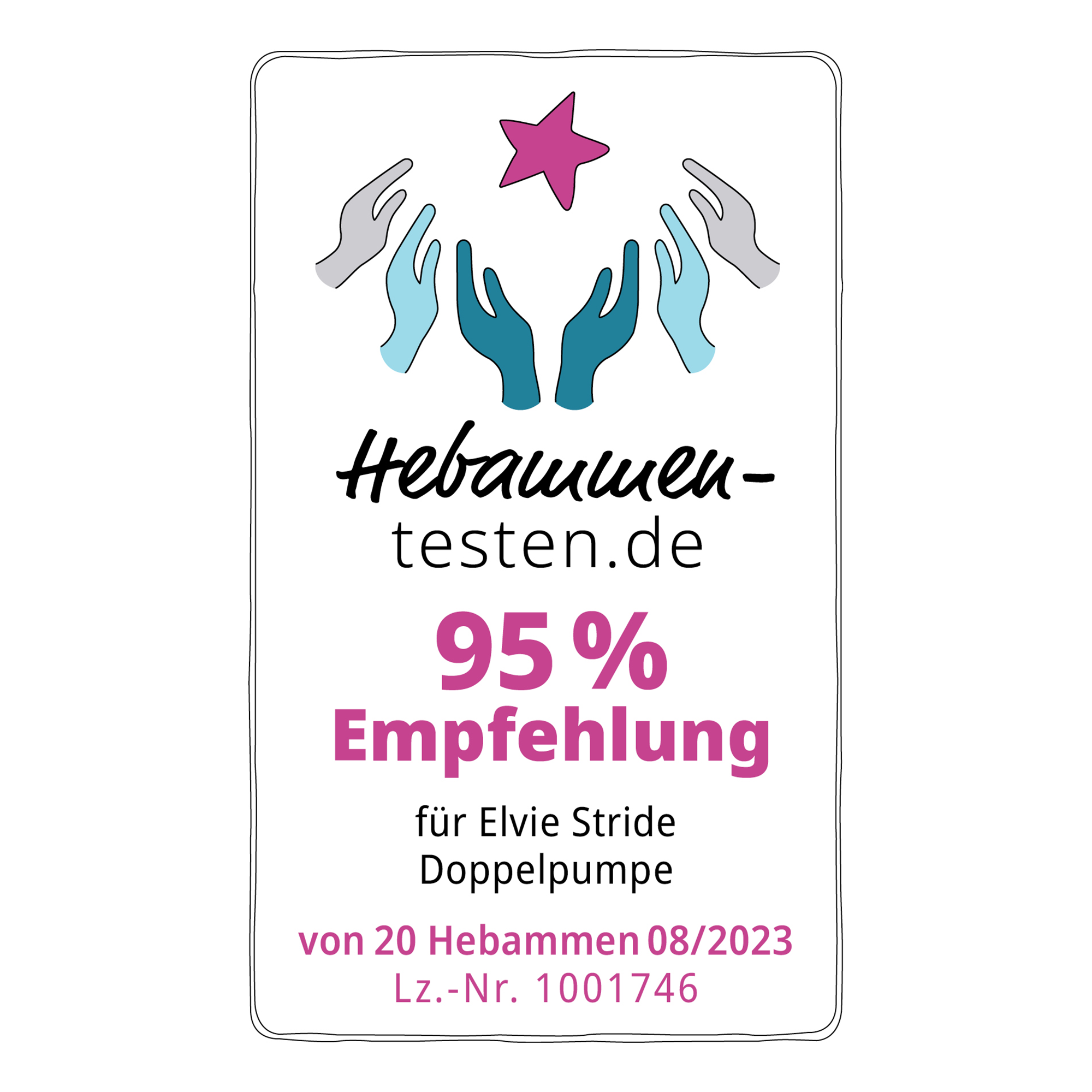 Milchpumpen, elvie, Transparent – Produktansicht