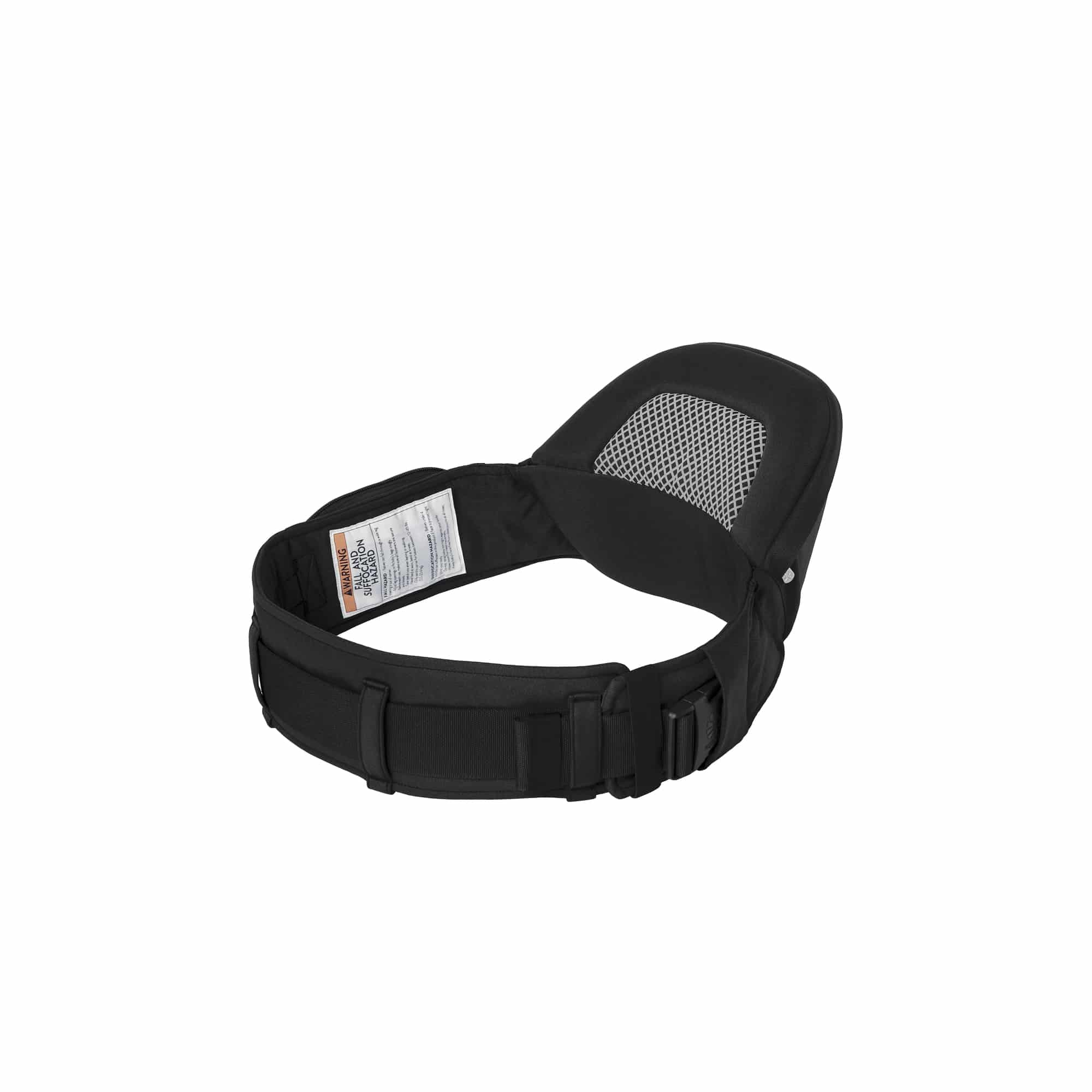 Hüfttragen, ERGObaby, Schwarz – Besonderheit: Ergonomischer, gebogener Schalensitz zur bequemen Unterstützung der Hüften des Babys
