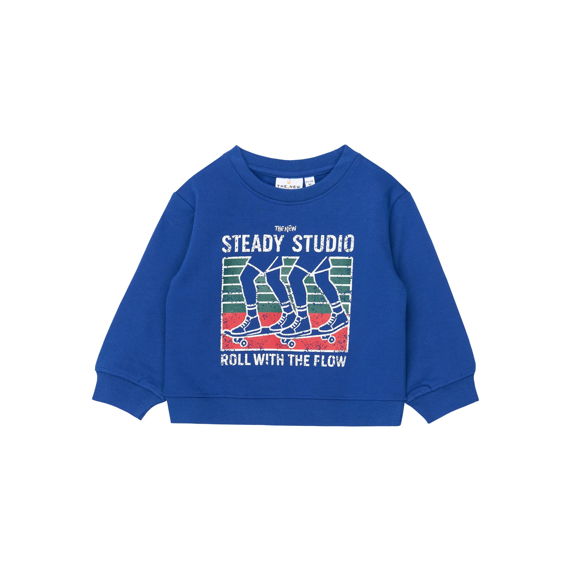 Pullover & Sweatshirts, mikk-line, Blau – Produktansicht