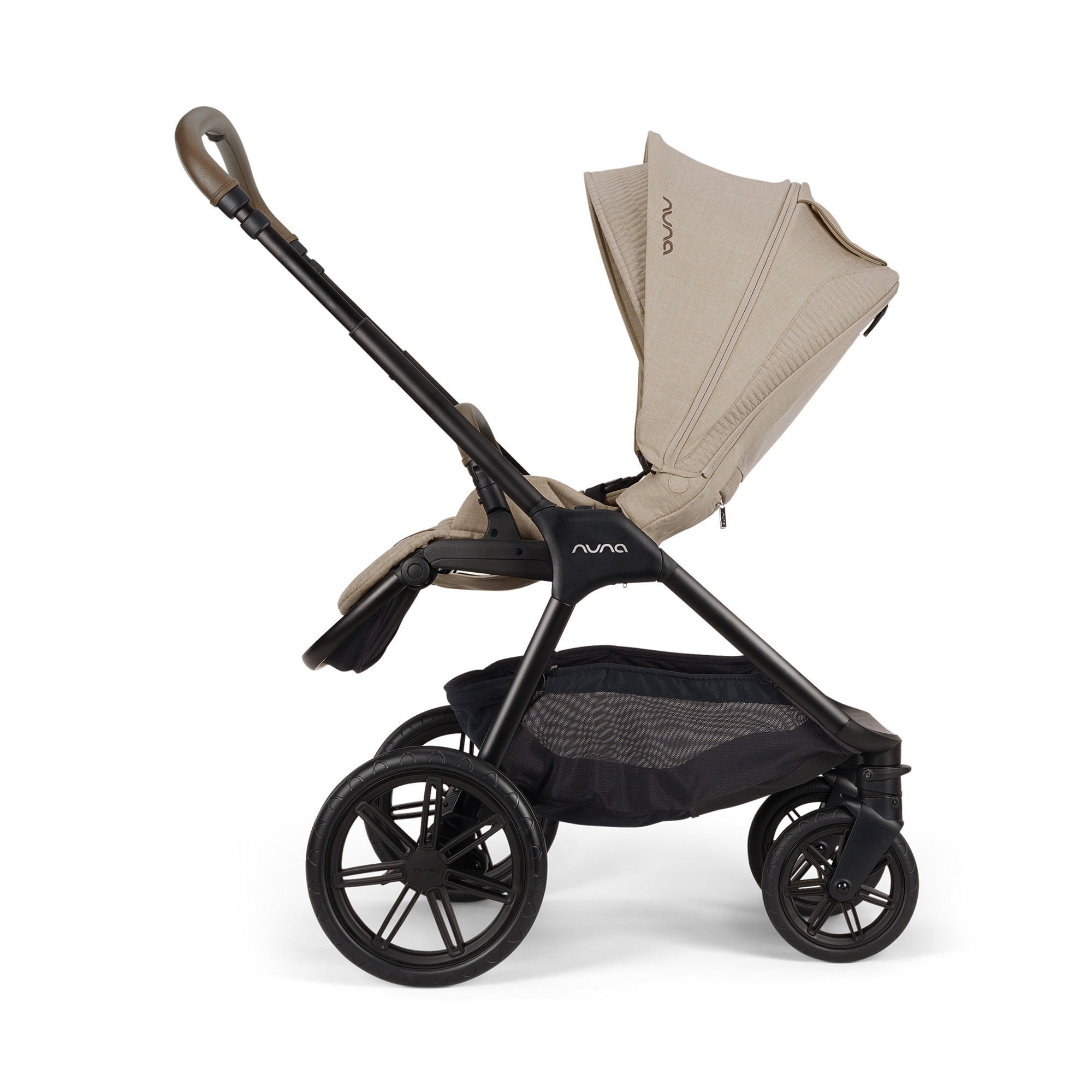 Kombi-Kinderwagen, nuna, Beige – Produktansicht