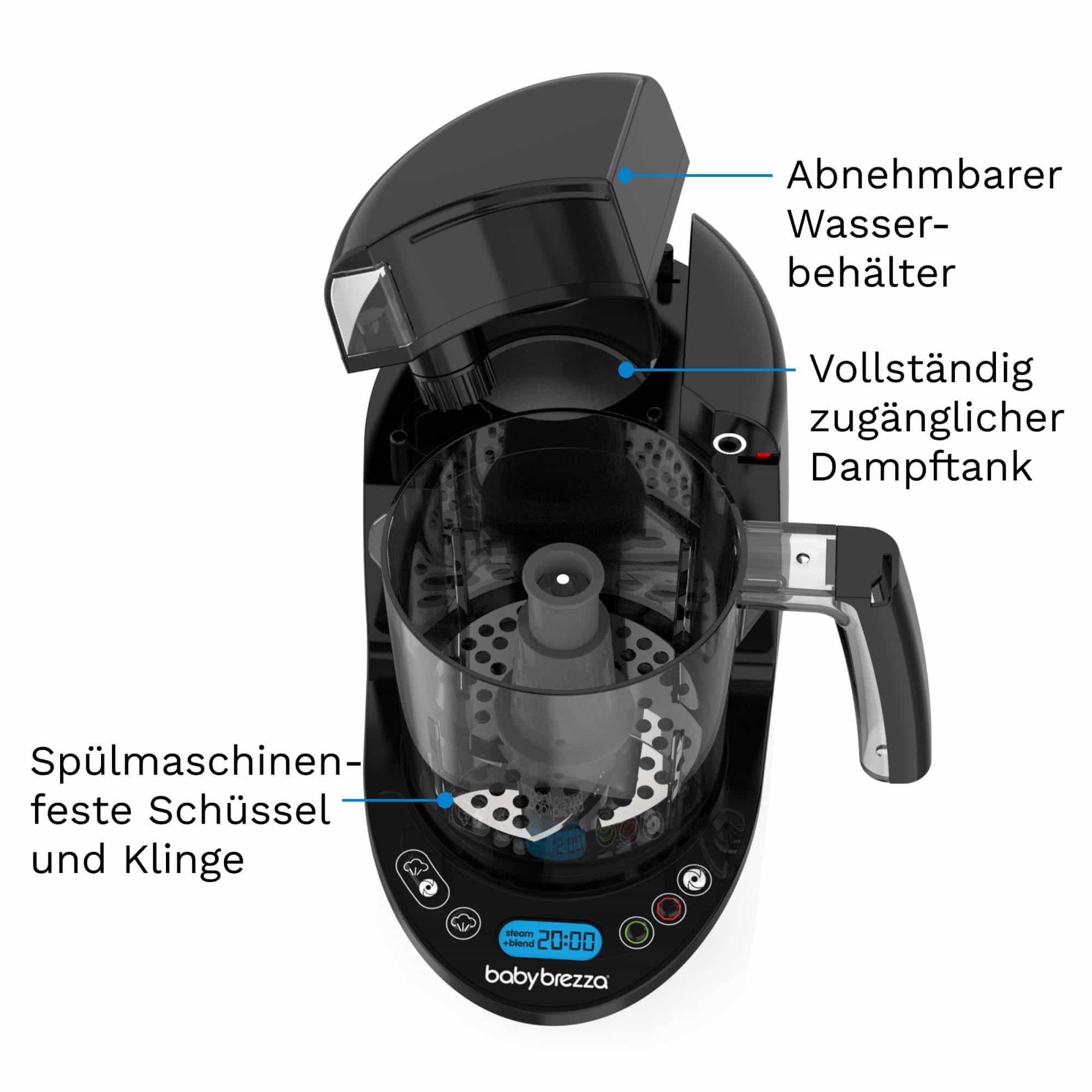 Babykostwärmer, babybrezza, Schwarz – Produktansicht