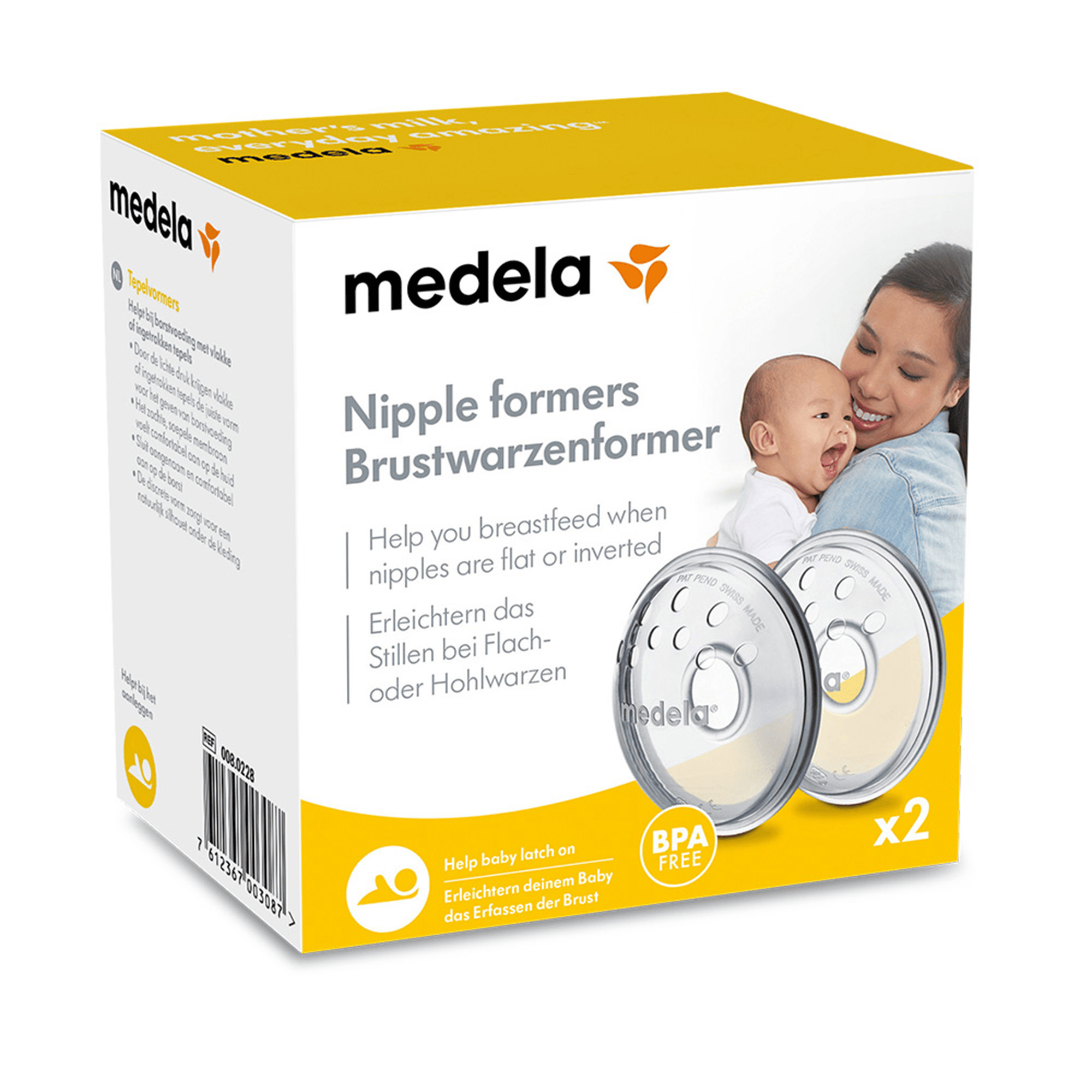 Stillhütchen, medela, Transparent – Produktansicht