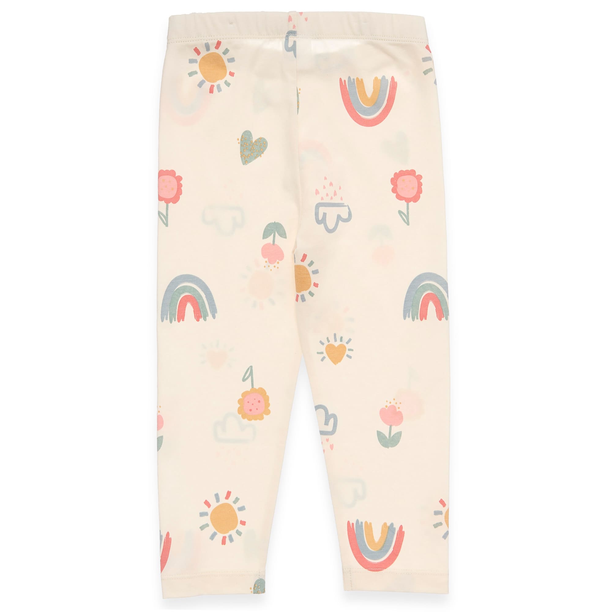Leggings, LITTLE ONE, Weiß – Besonderheit: aus 95% Baumwolle