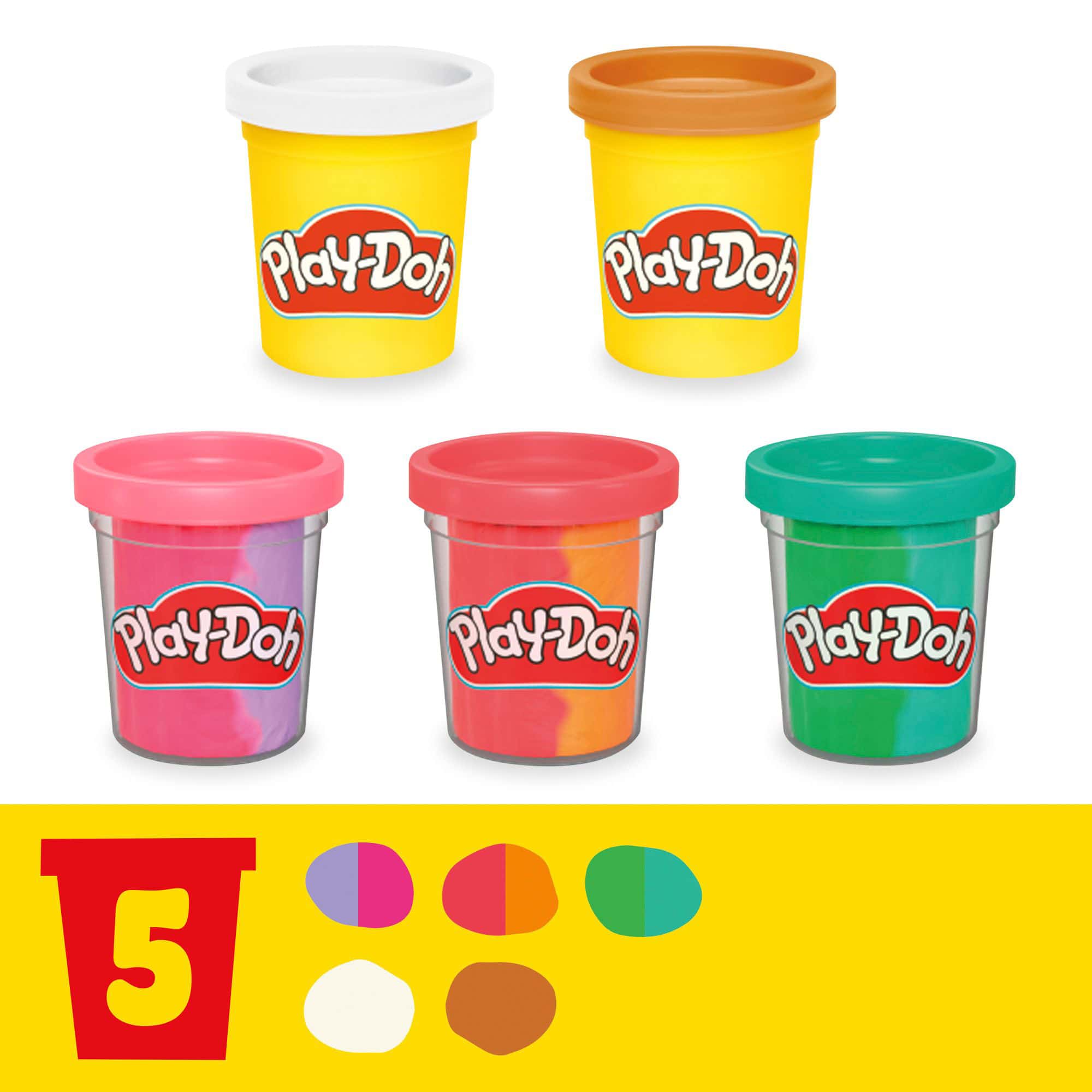 Malen & Kneten, Play-Doh, Mehrfarbig – Produktansicht