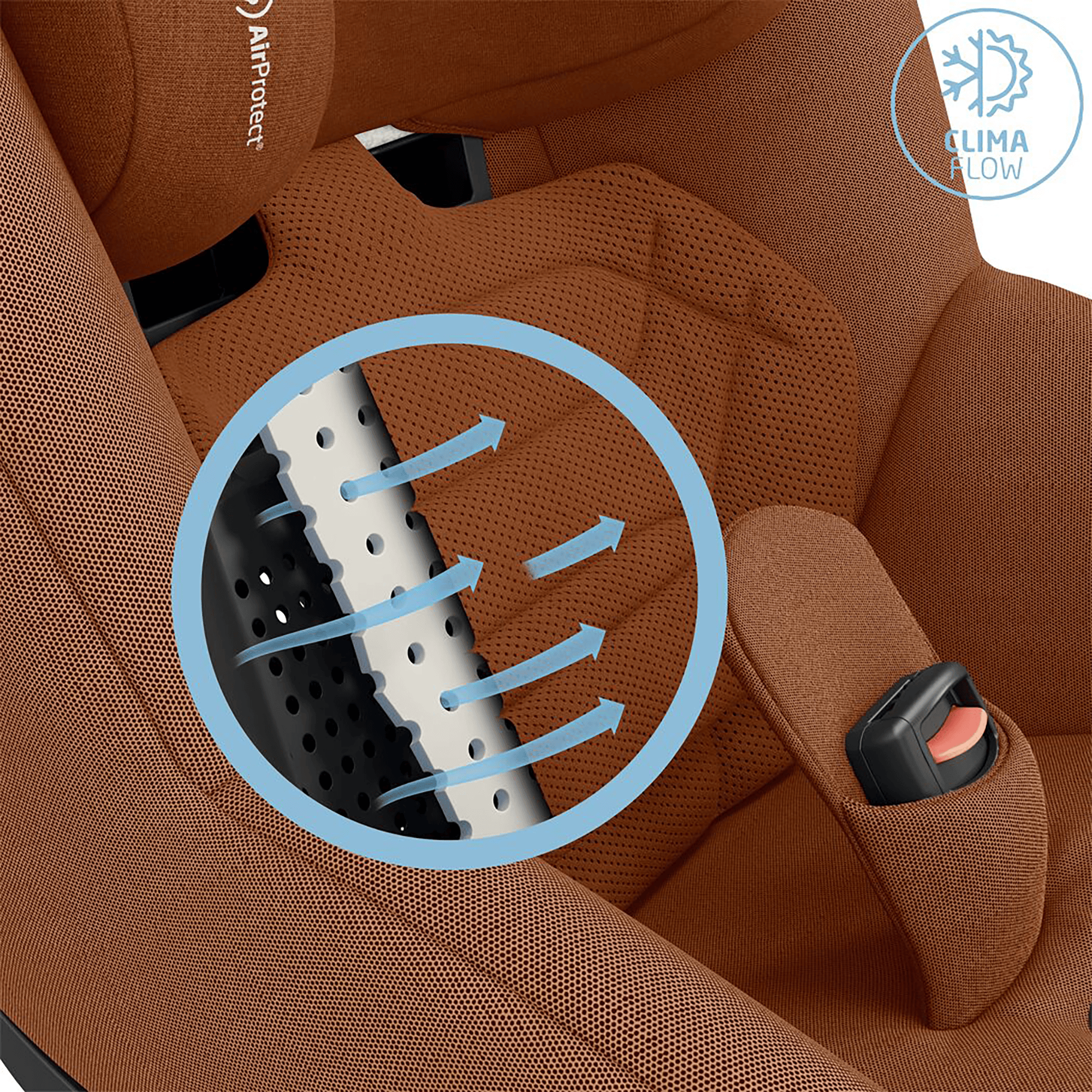 Reboarder 0-18 kg, Gruppe 0+/1, MAXI-COSI Premium, Orange – Produktansicht