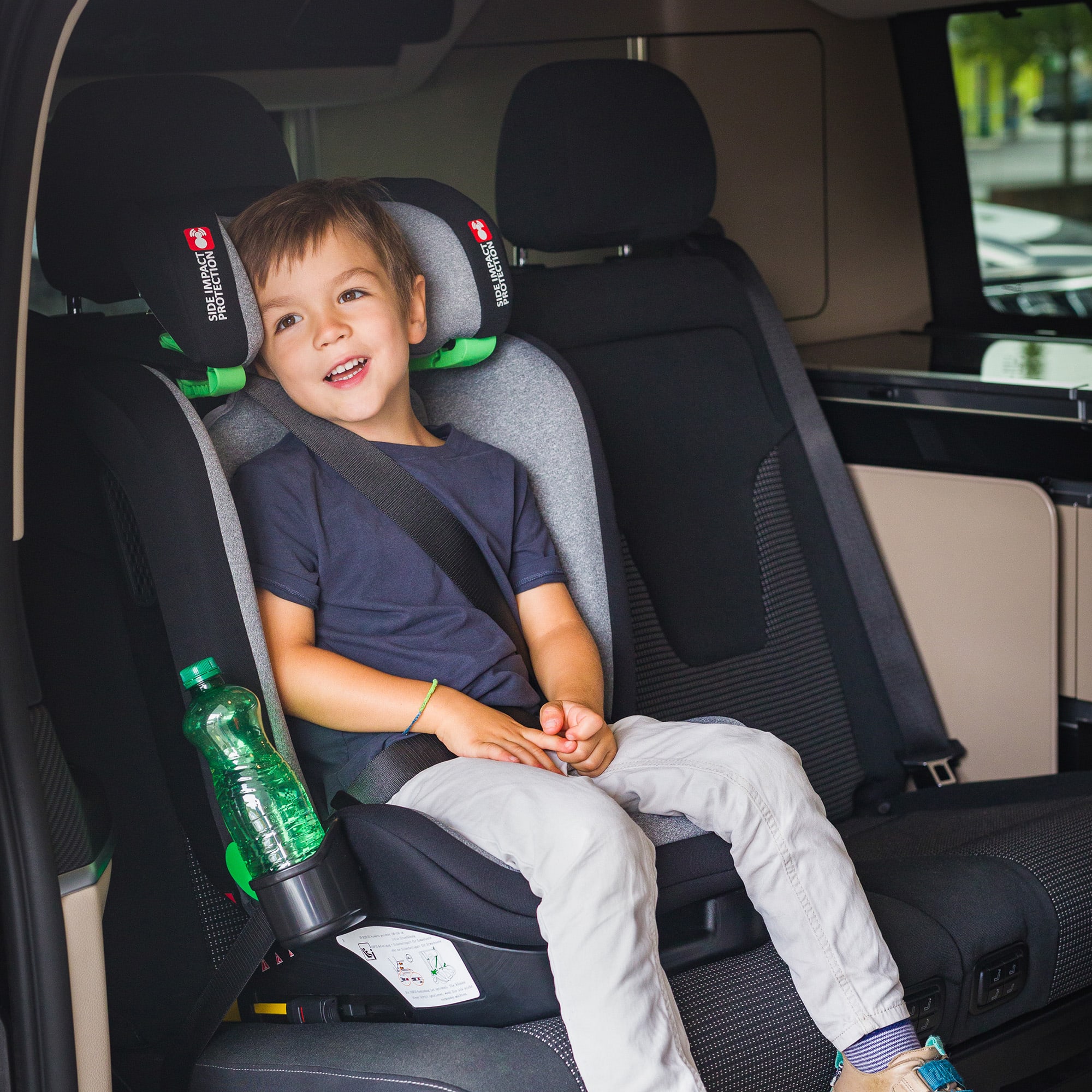 Kindersitze 15-36 kg, Gruppe 2/3, LITTLE ONE, Schwarz – Besonderheit: 3-fach verstellbare Rückenlehne