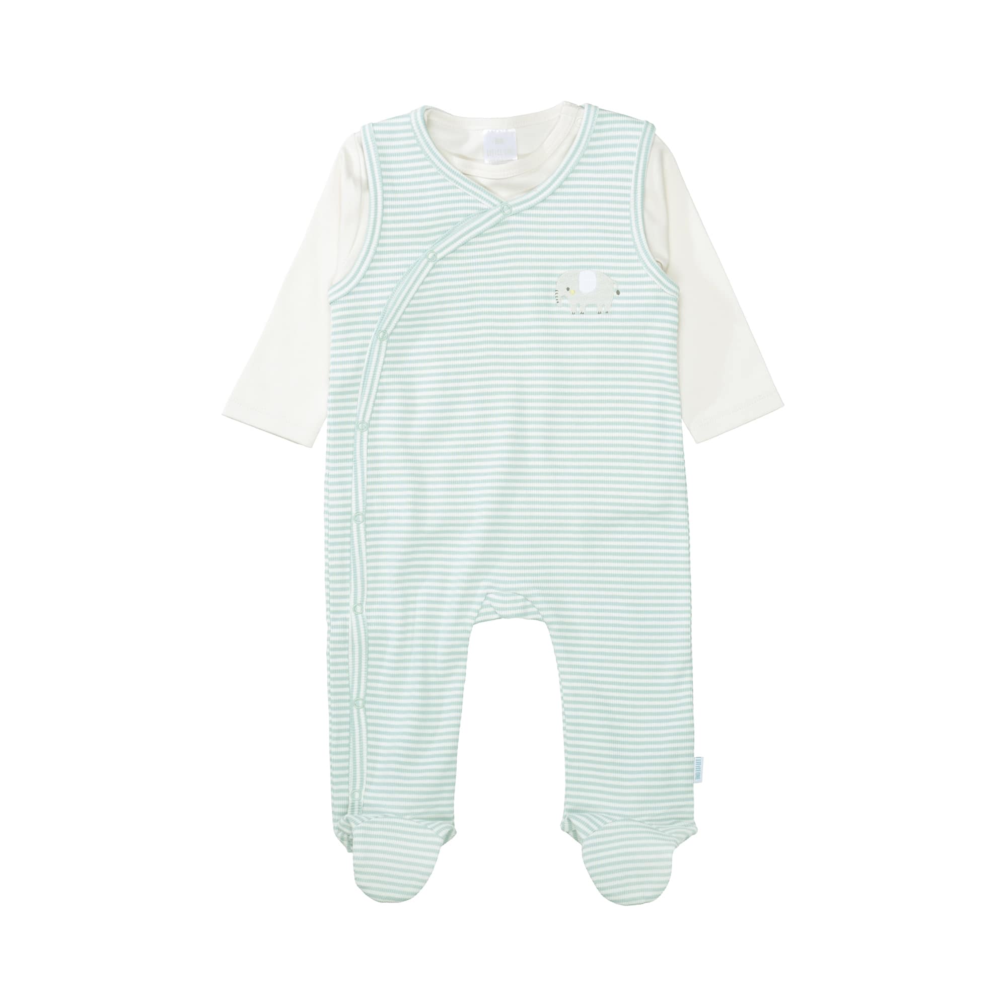 Strampler, LITTLE ONE, Grün – Produktansicht