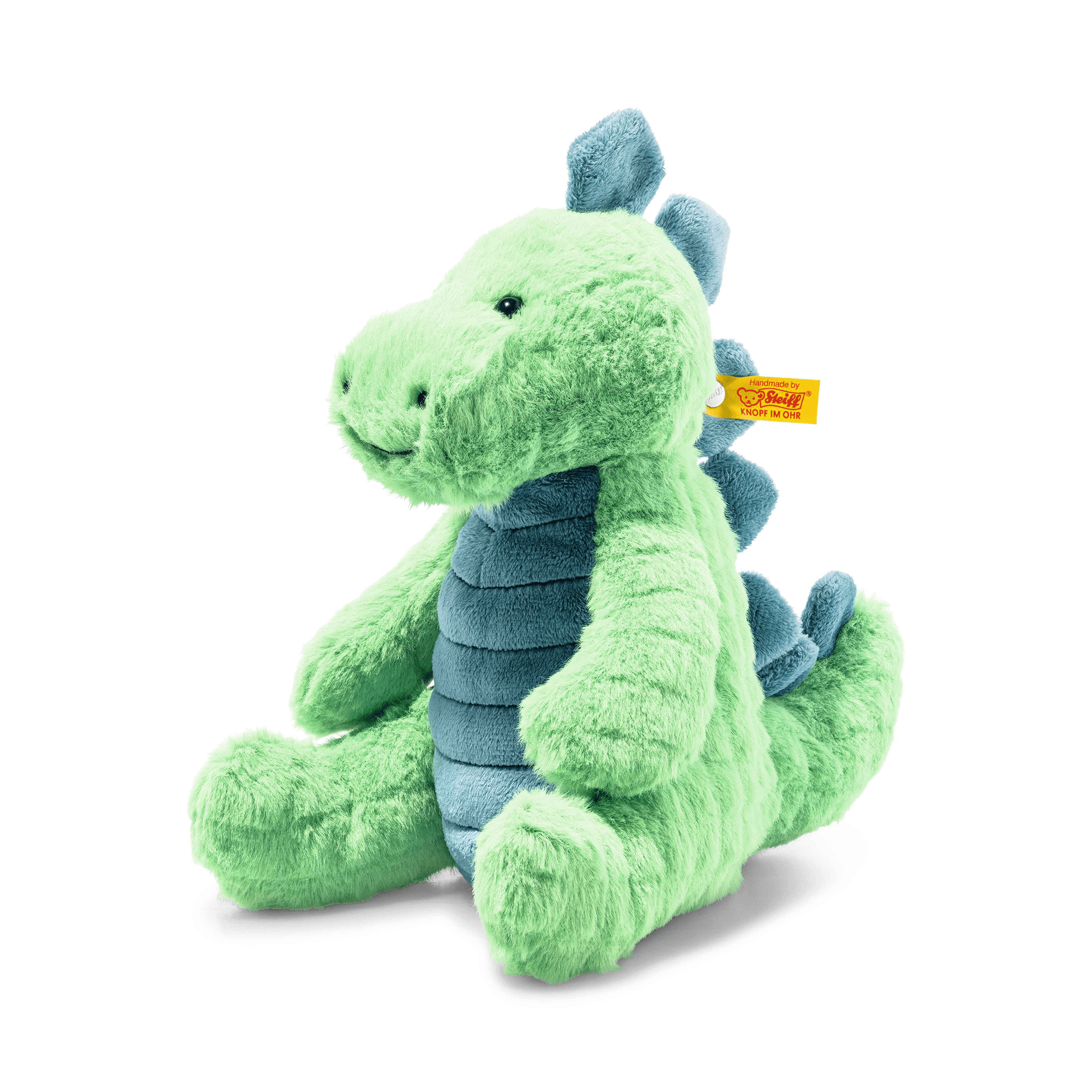 Kuscheltiere, Steiff, Grün – Besonderheit: Dinosaurier zum Kuscheln und Spielen