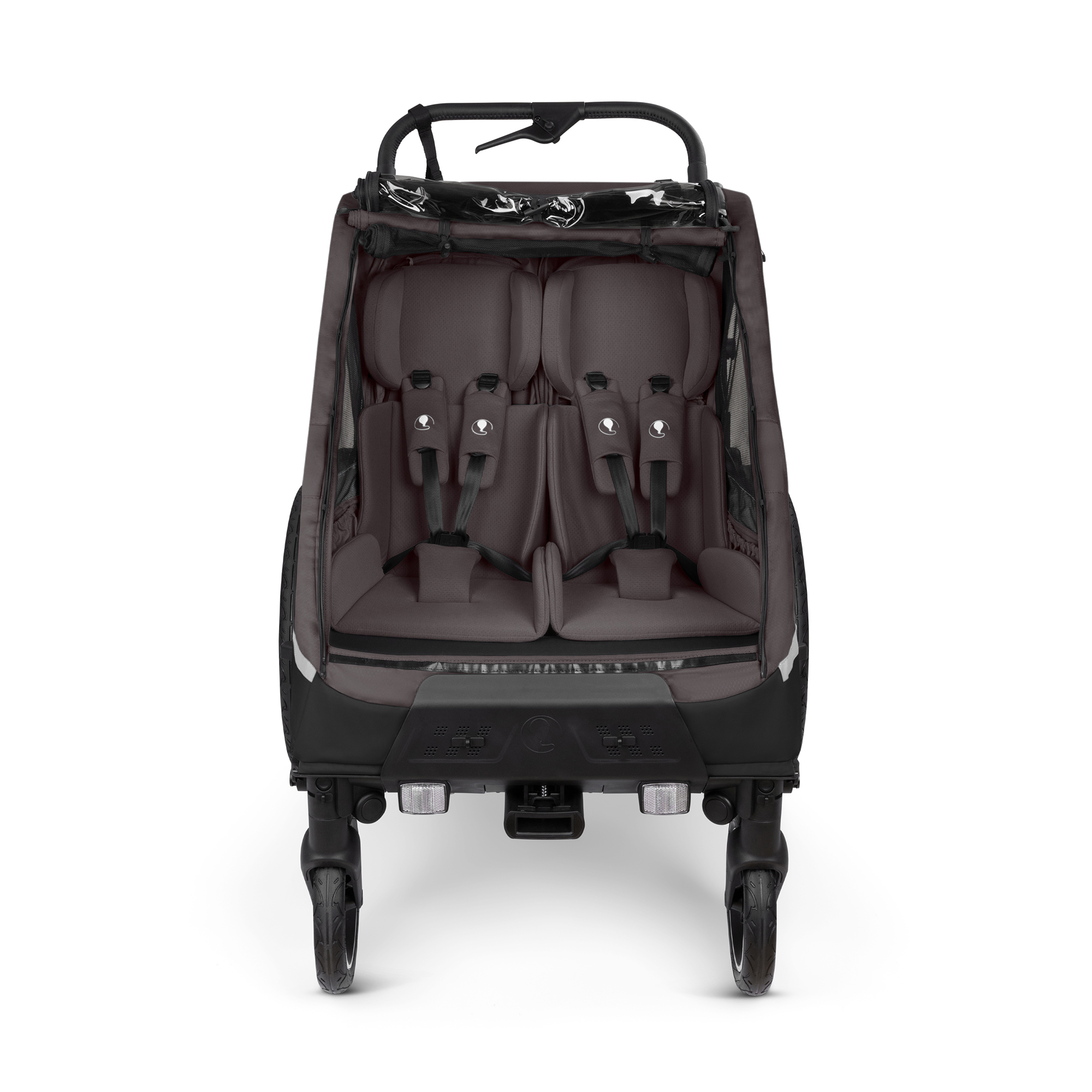 Fahrradanhänger, ABC DESIGN, Braun – Produktansicht