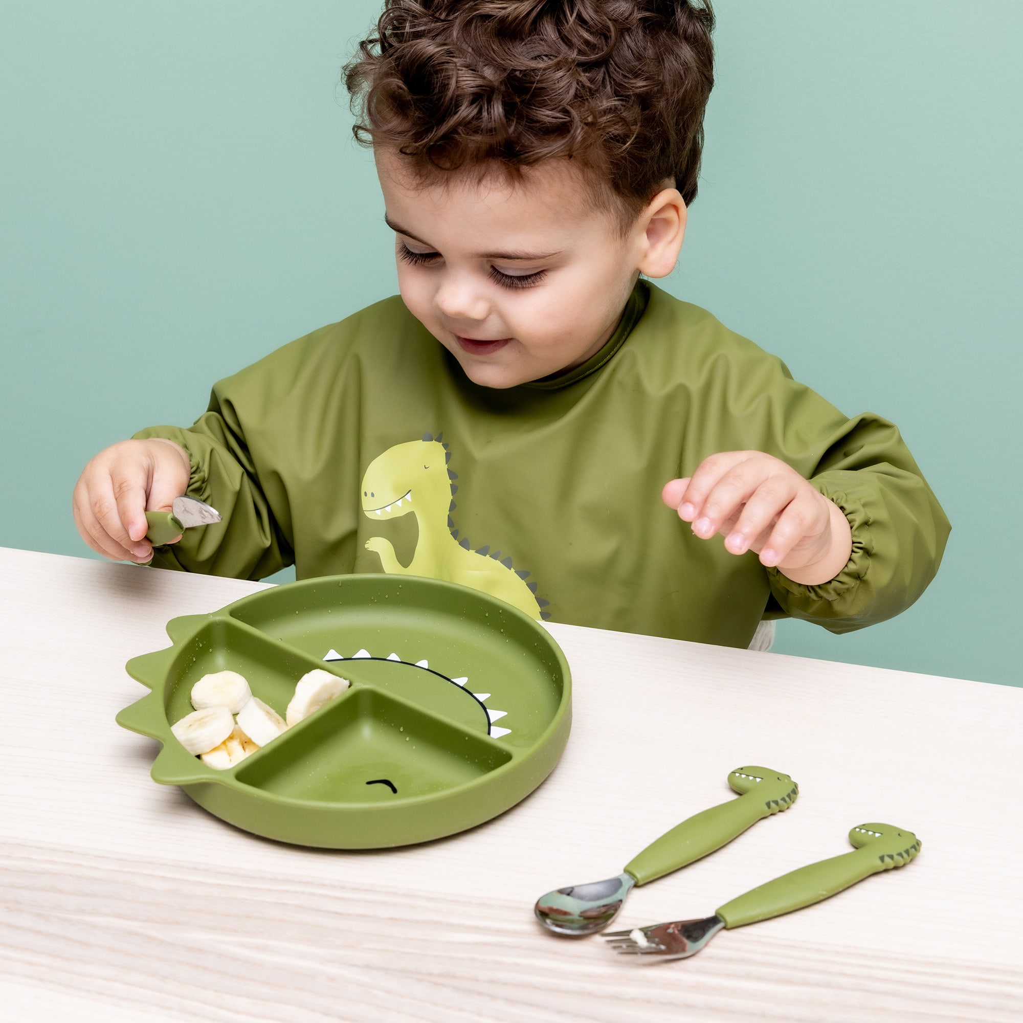 Kinderteller, trixie, Grün – Produktansicht