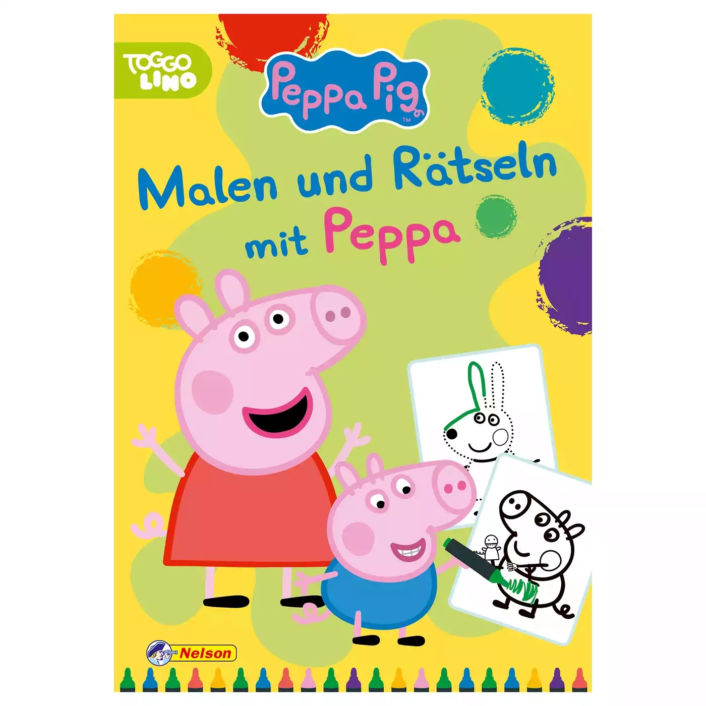 Peppa Pig: Malen und Rätseln mit Peppa Nelson 2000582200605 1