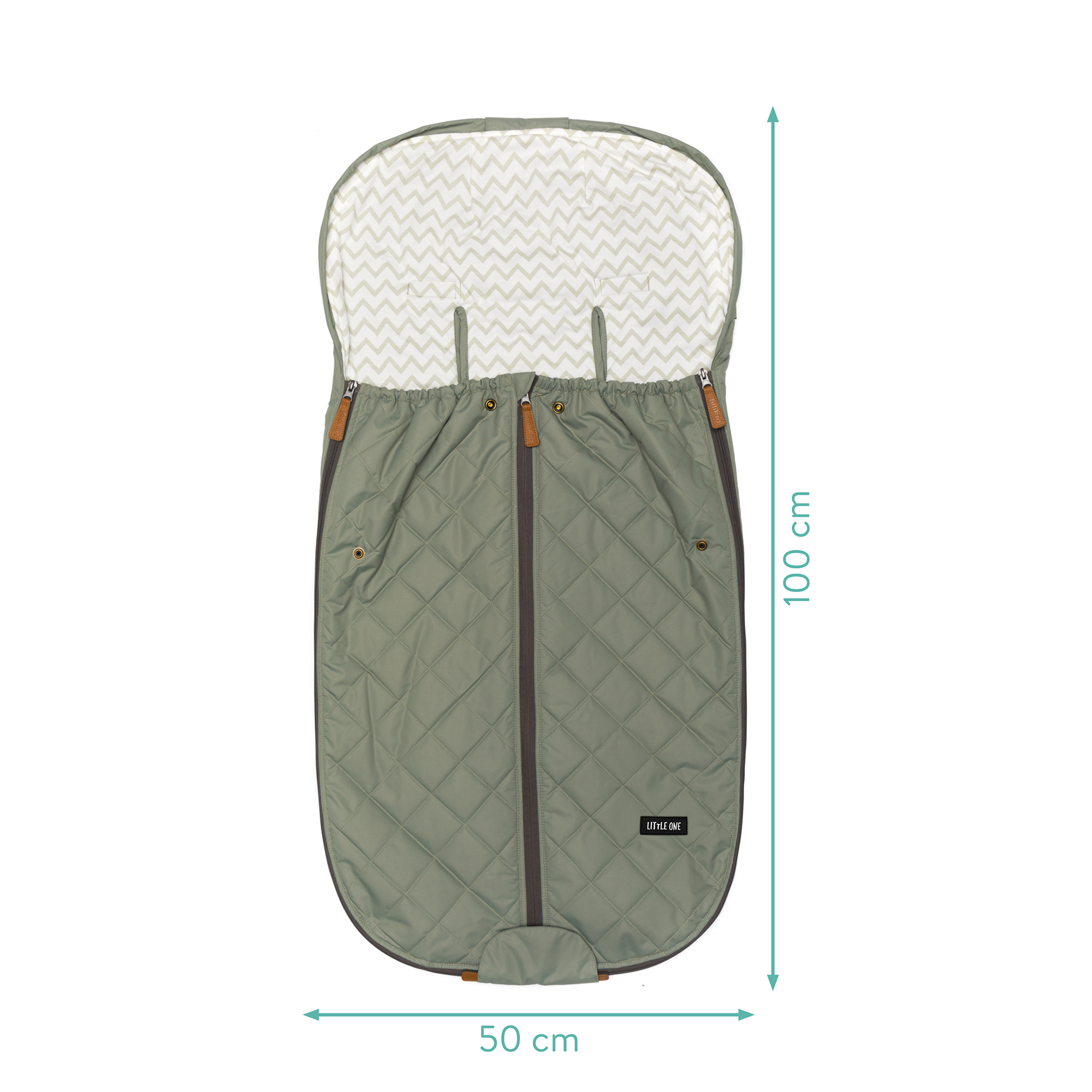 % SALE Kinderwagen, LITTLE ONE, Grün – Produktansicht