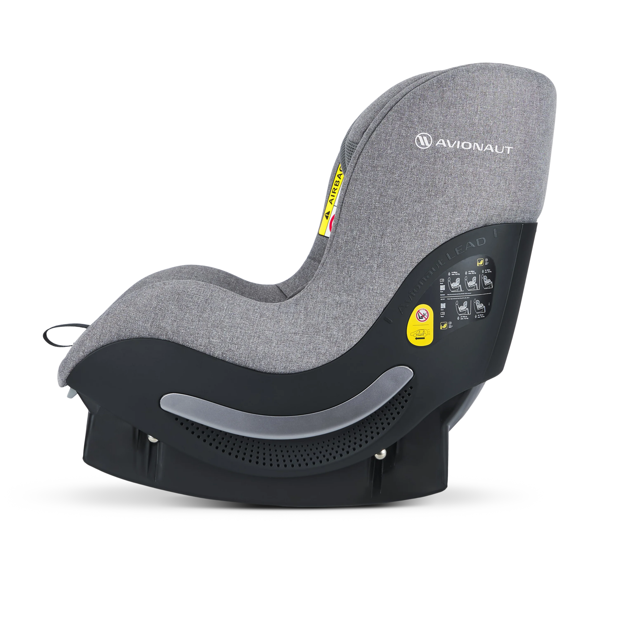 Reboarder 0-18 kg, Gruppe 0+/1, AVIONAUT, Grau – Produktansicht