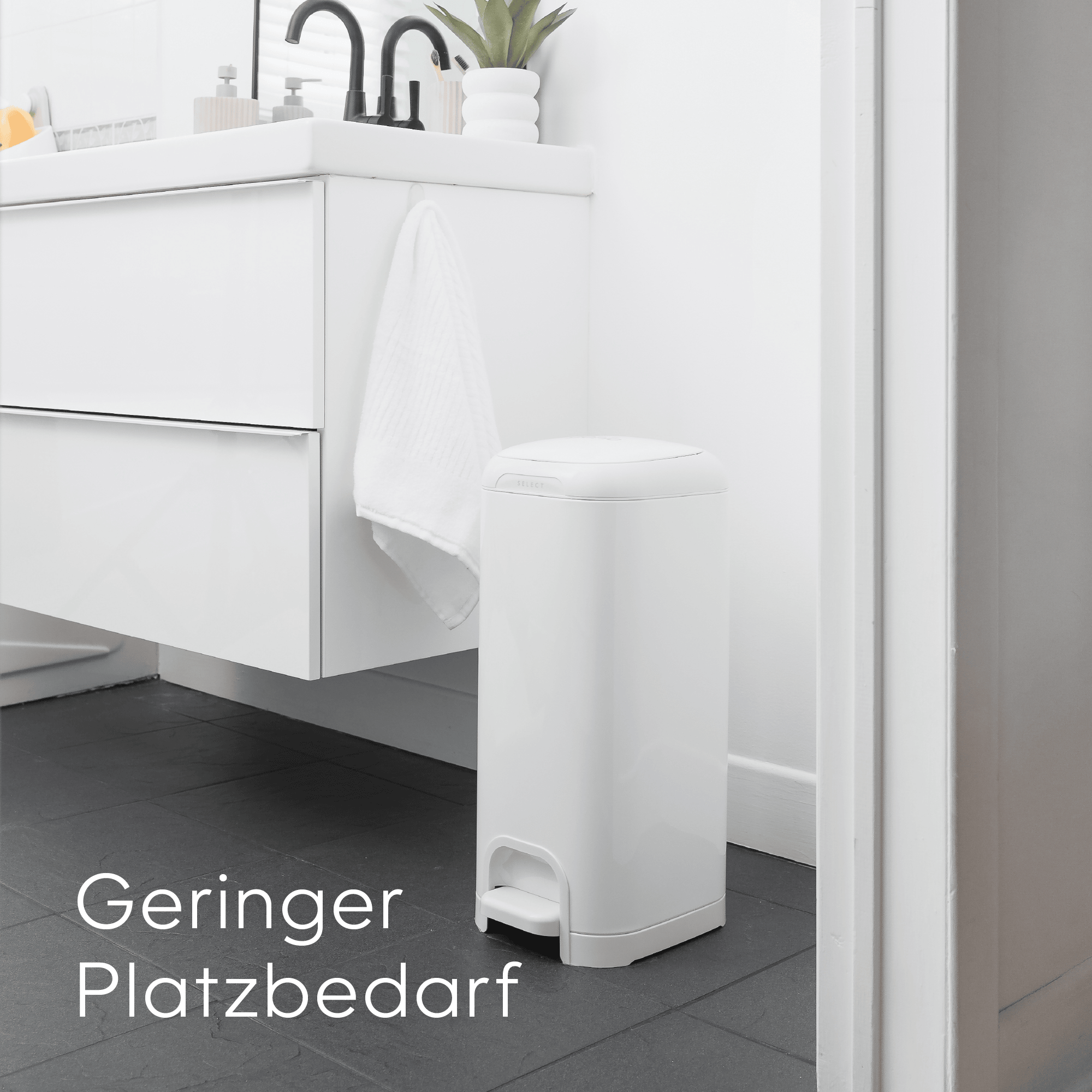 Windeleimer, Angelcare, Weiß – Produktansicht