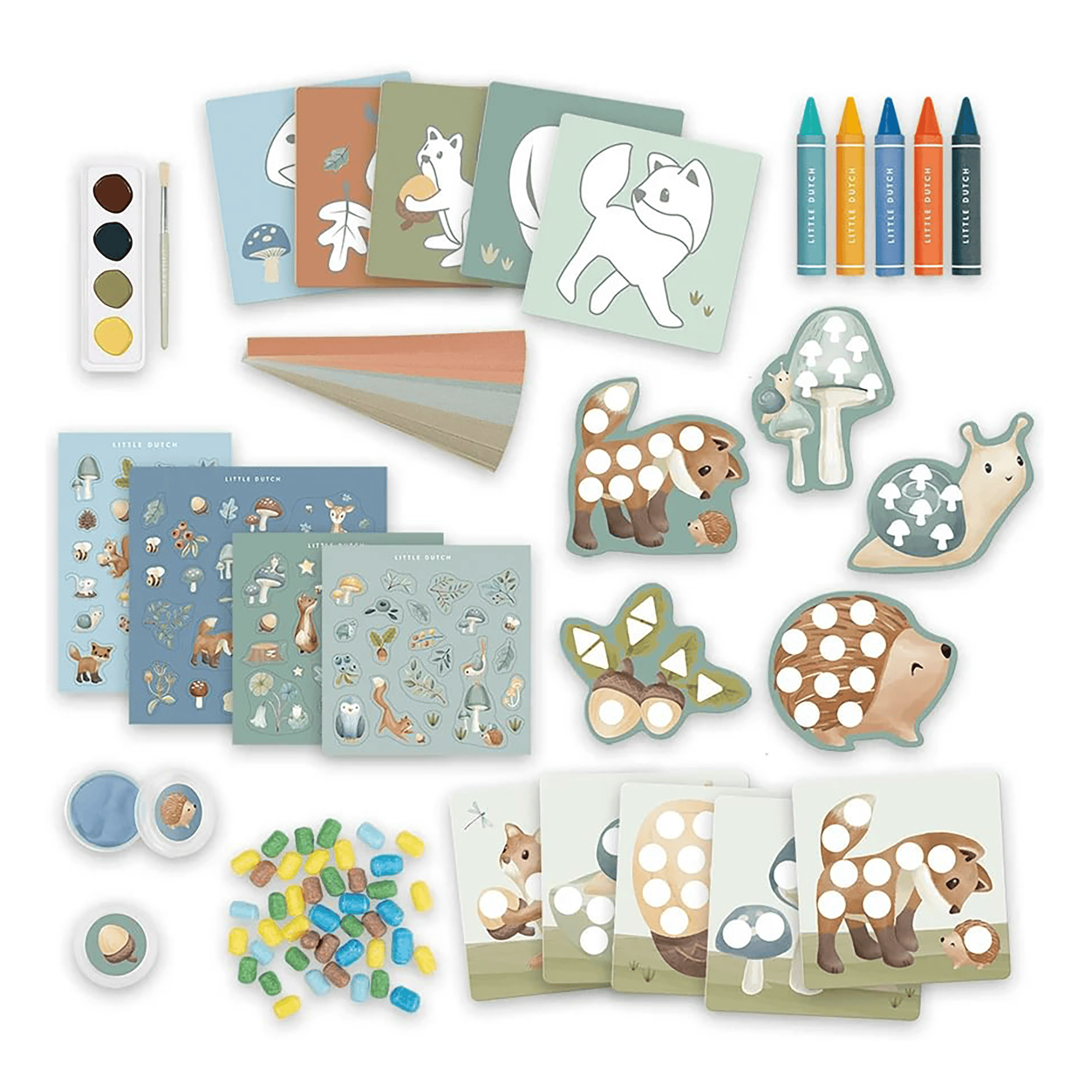 Malen & Kneten, LITTLE DUTCH, Blau – Produktansicht