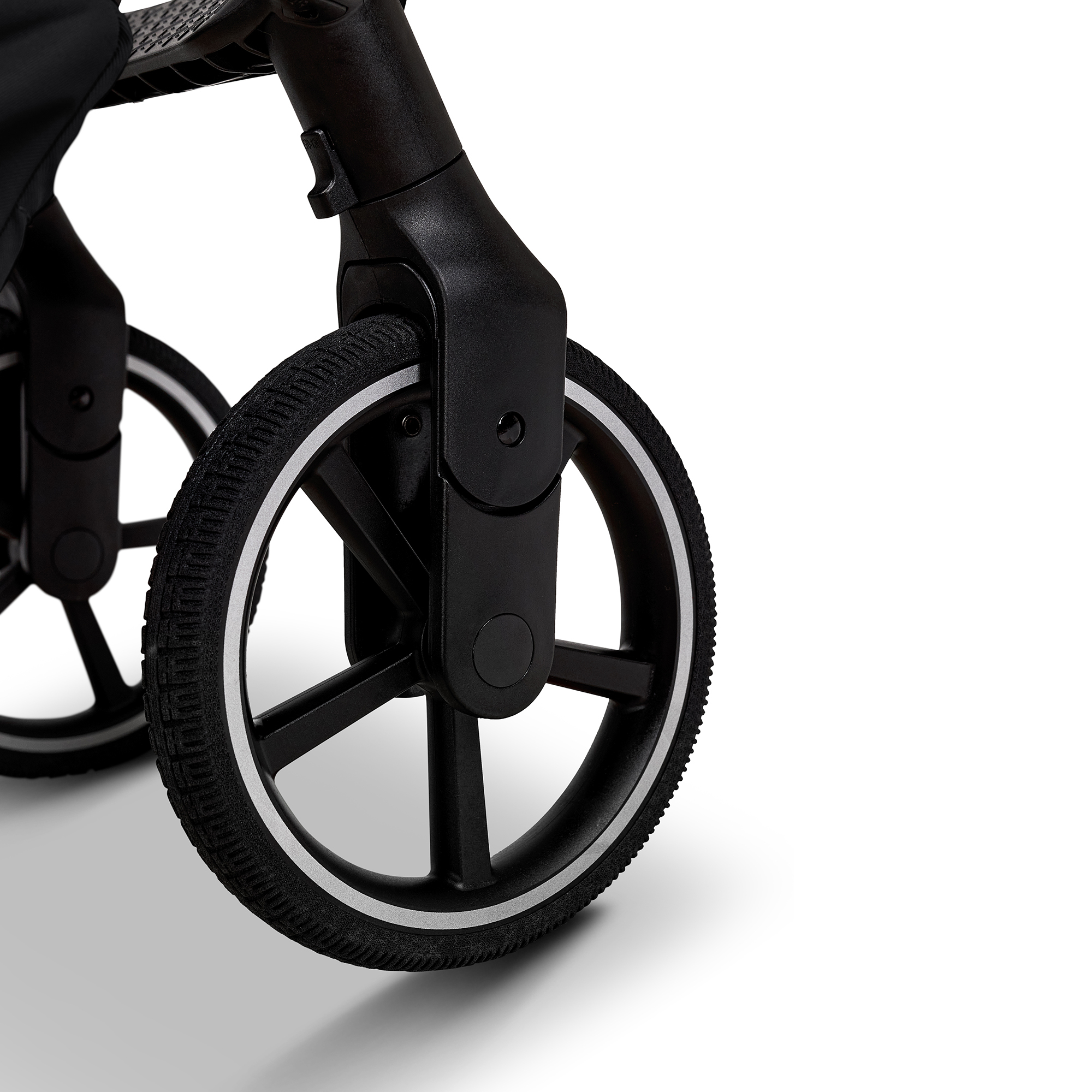 Kombi-Kinderwagen, MOON, Schwarz – Produktansicht